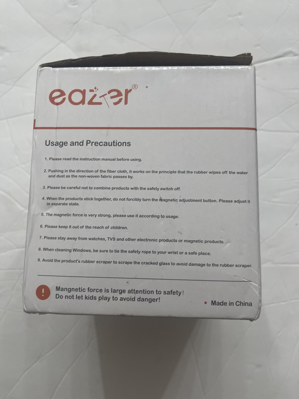 Eazer Magnetic Window Cleaner Double Sided Cleaning Equipment