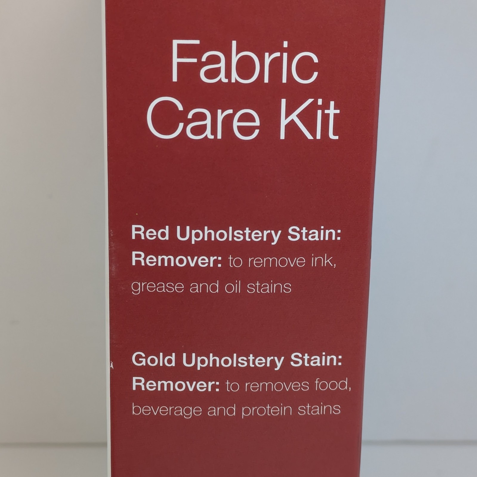 LaZBoy Fabric Care Kit Red and Gold Upholstery Stain Remover Spray Lazy Boy NEW