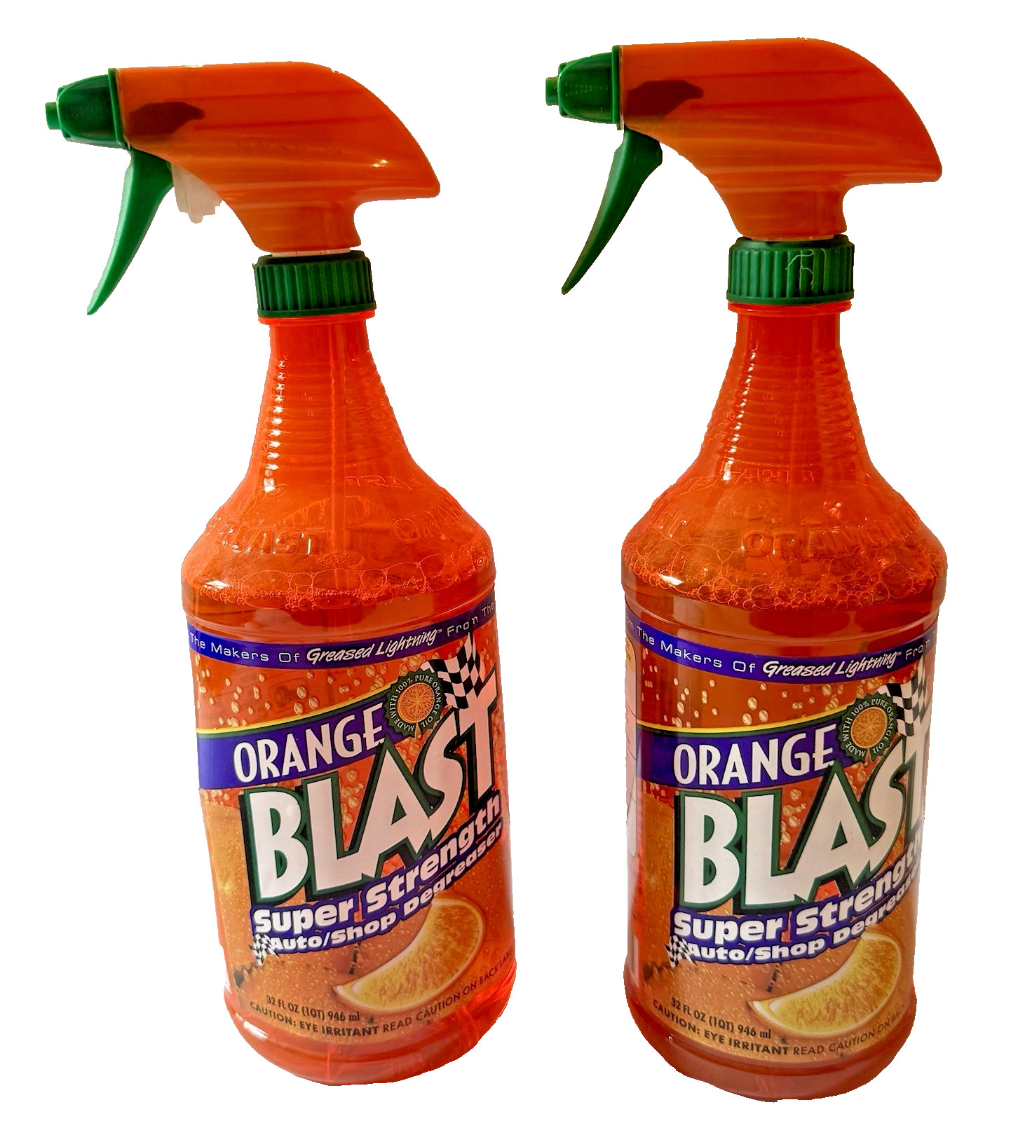 Greased Lightning 32 Ounces Citrus Liquid All-Purpose Cleaner, 2 Pack – New