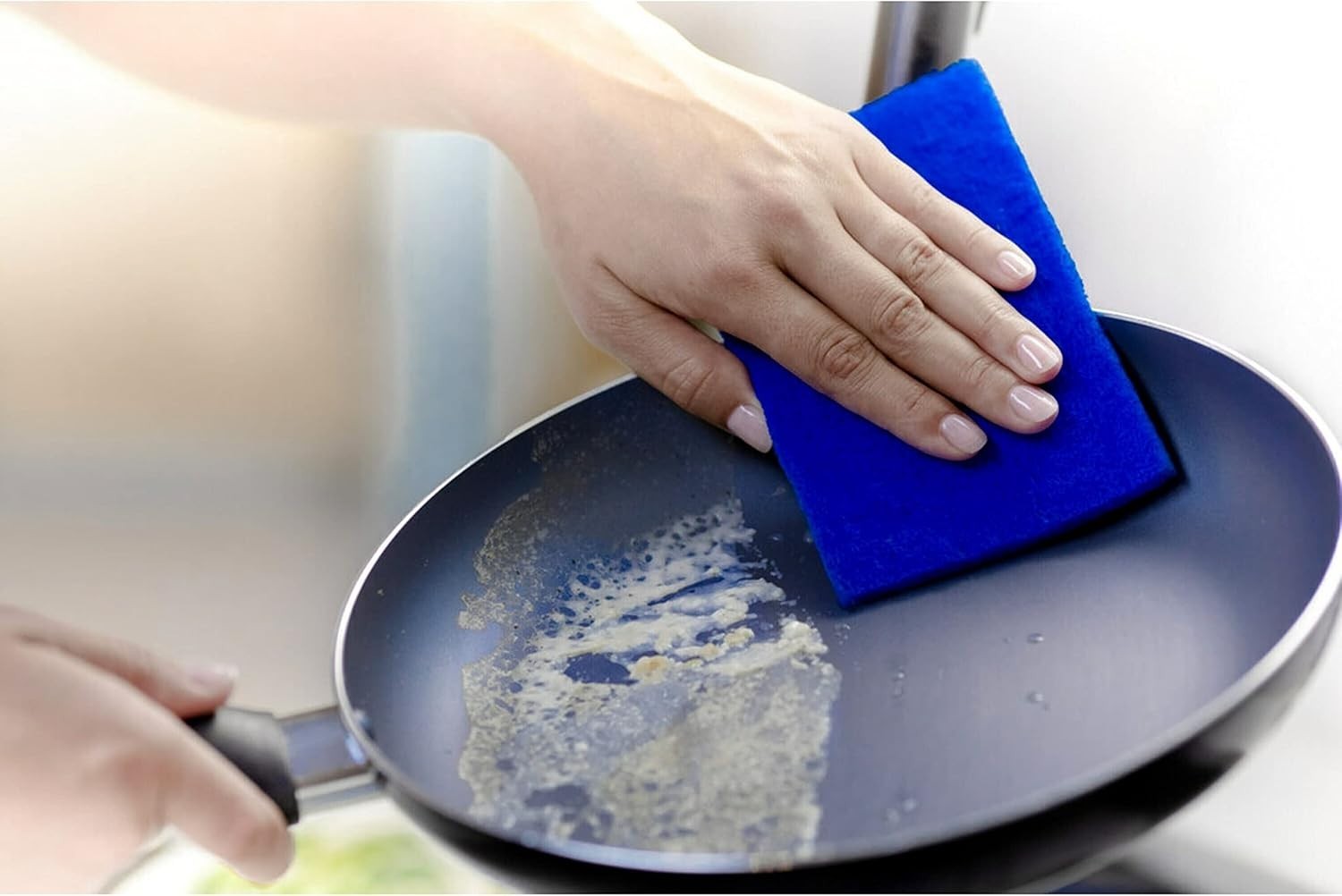 Gentle Yet Effective Scotch-Brite Zero Scratch Scouring Pads—3 Reusable Cleaners