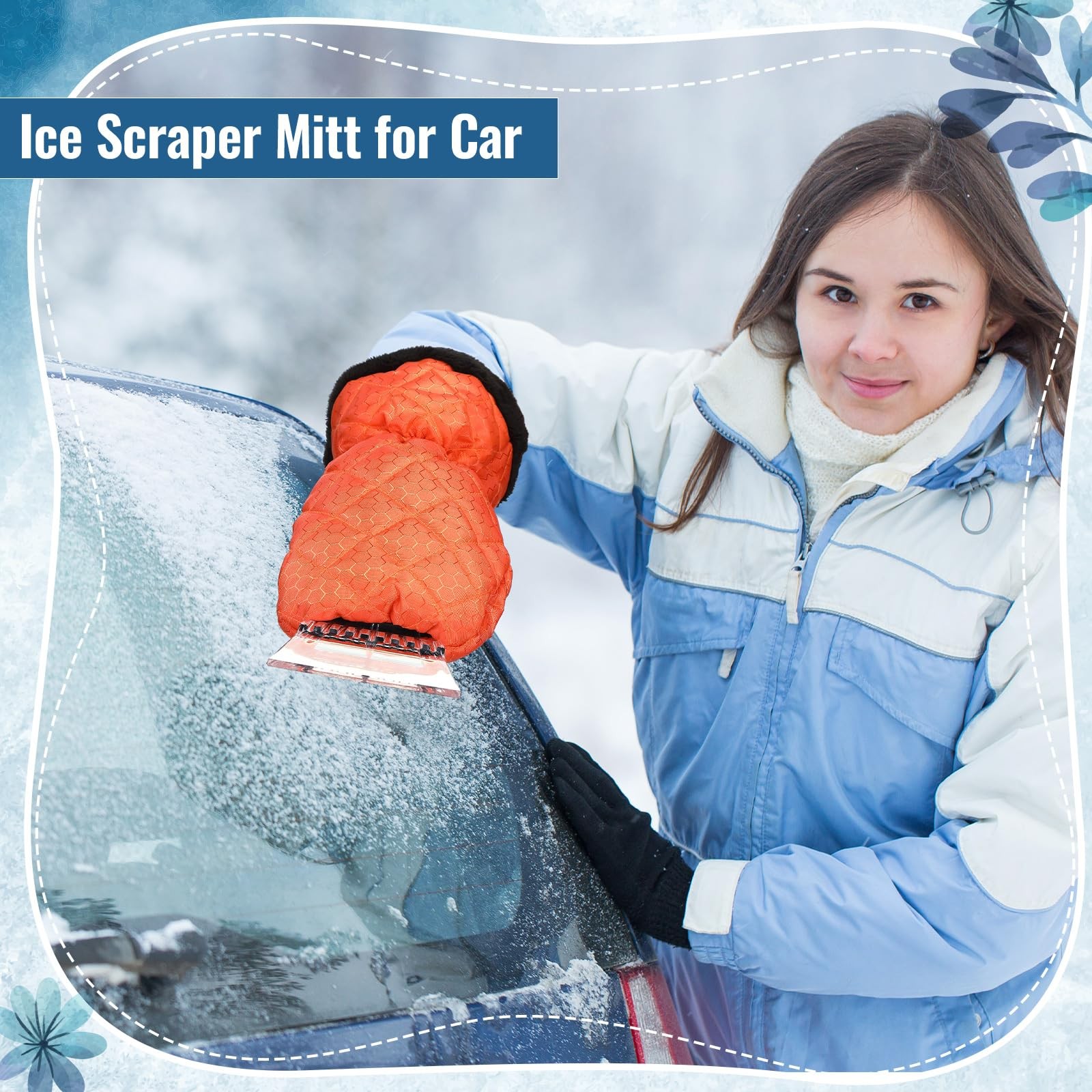 Ice Scraper with Glove Waterproof Ice Scrapers for Car Windshield No Scratch …