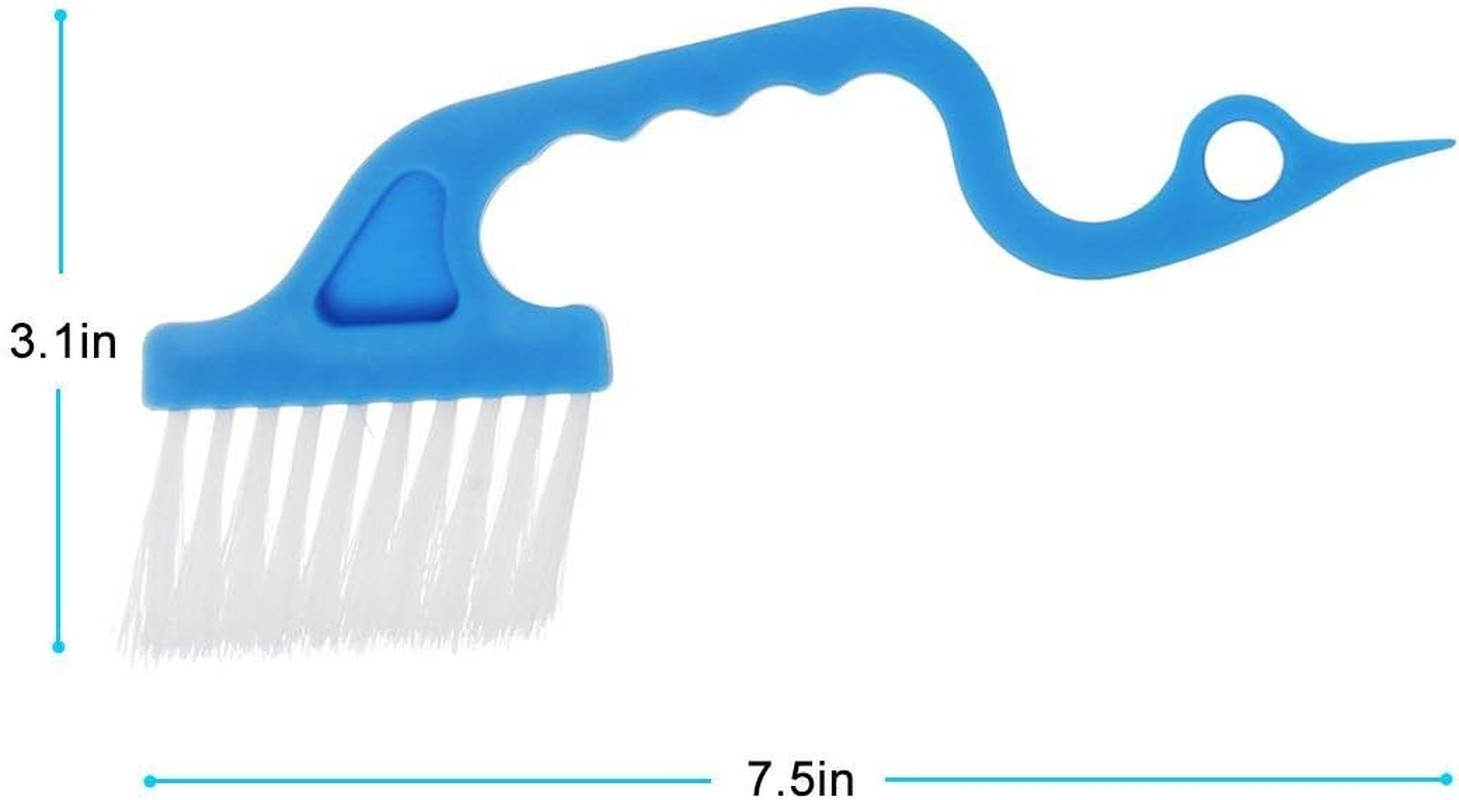 2Pcs Hand-Held Groove Gap Cleaning Tools Door Window Track Kitchen Cleaning Brus