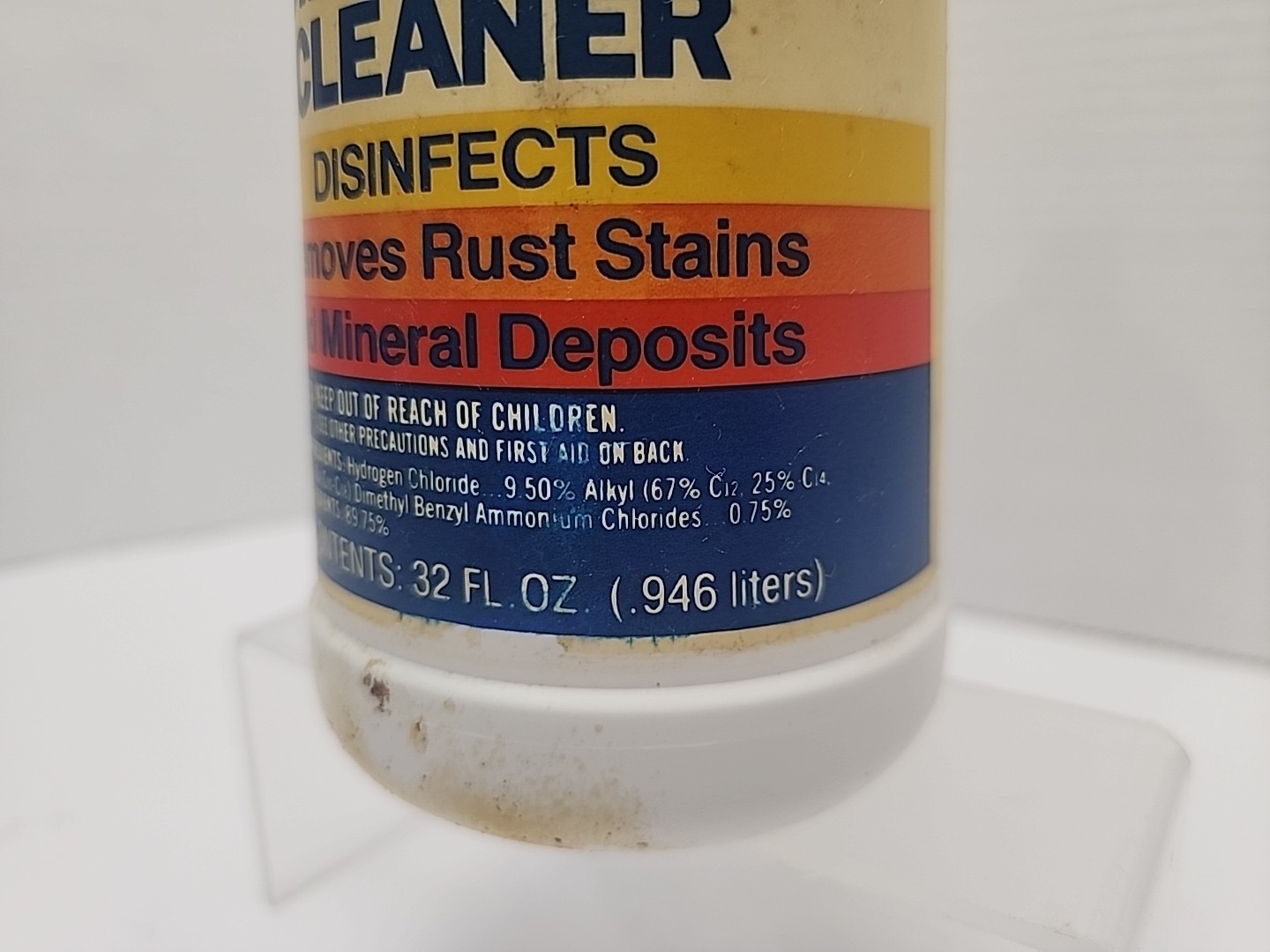 Lysol Toilet Bowl Cleaner Professional 32 oz Discontinued 90s? Full Bottle