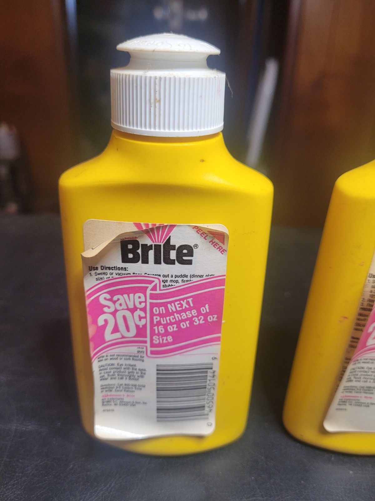 2 Bottles Of Vintage Brite Floor Cleaner – About Half Full. See Pics.