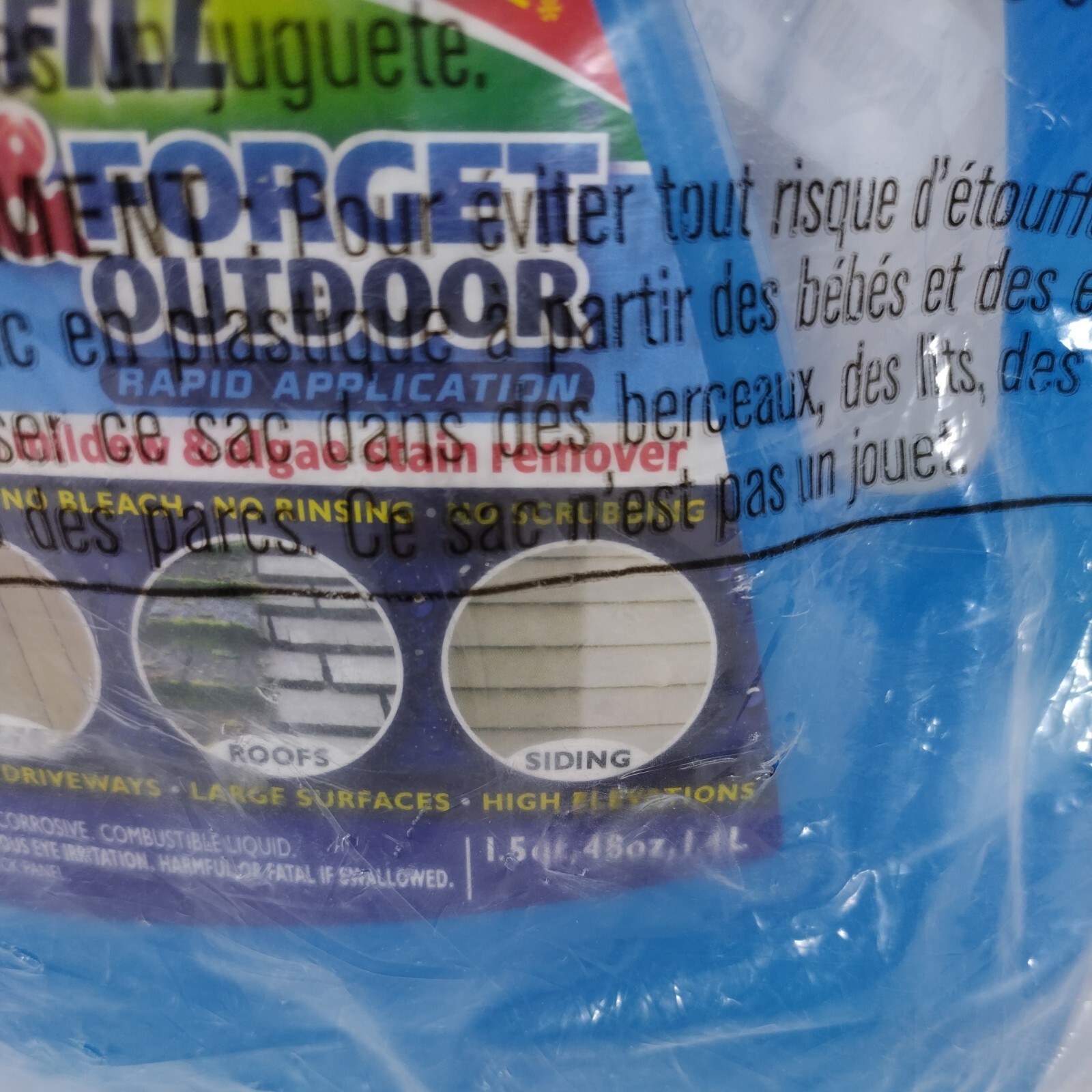 WET & FORGET 805048RF Outdoor Hose End Refill, 48 oz 1.5 qt