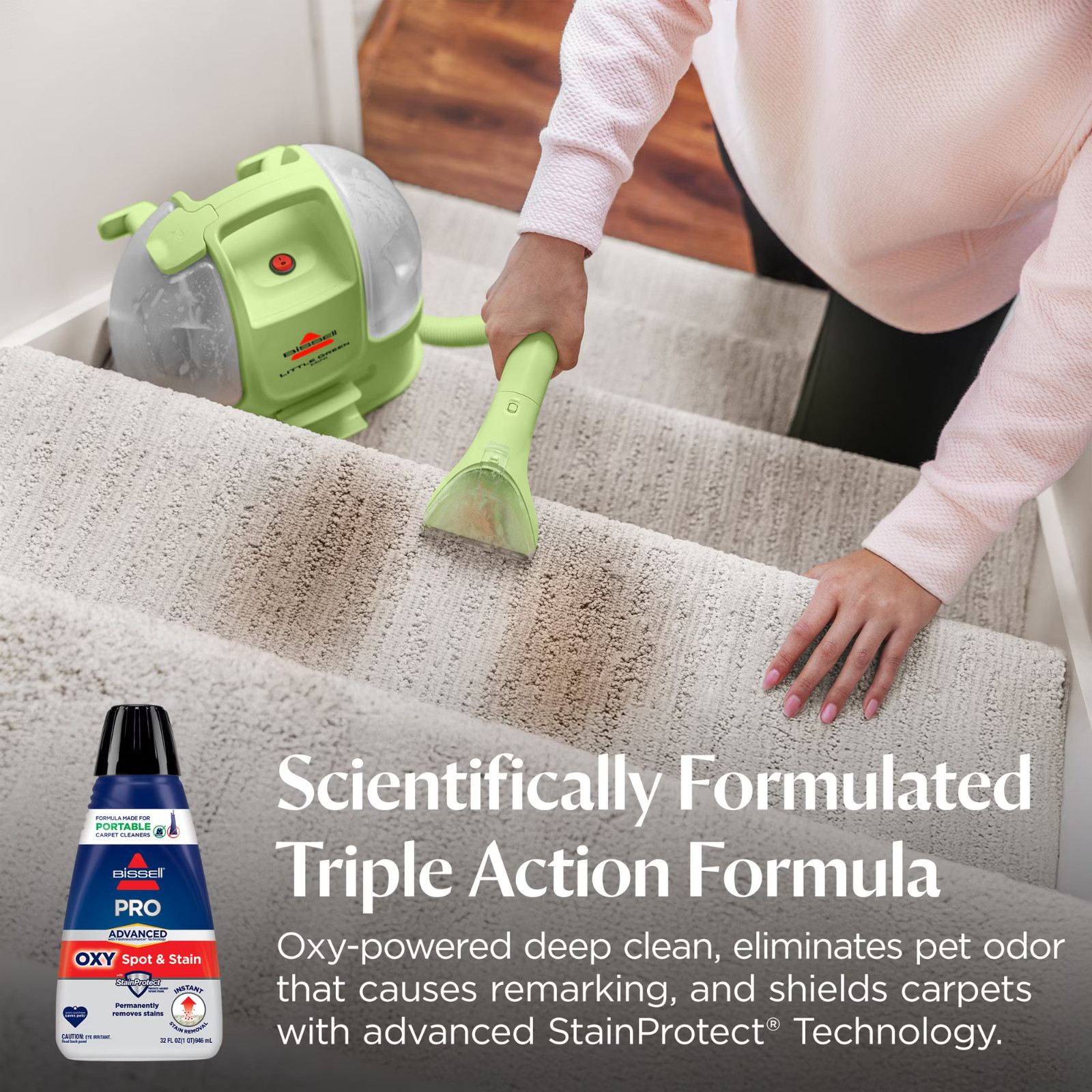 BISSELL Pro Oxy Spot Stain Cleaner Fresh Scent 32 fl oz 2038W – Free Shipping