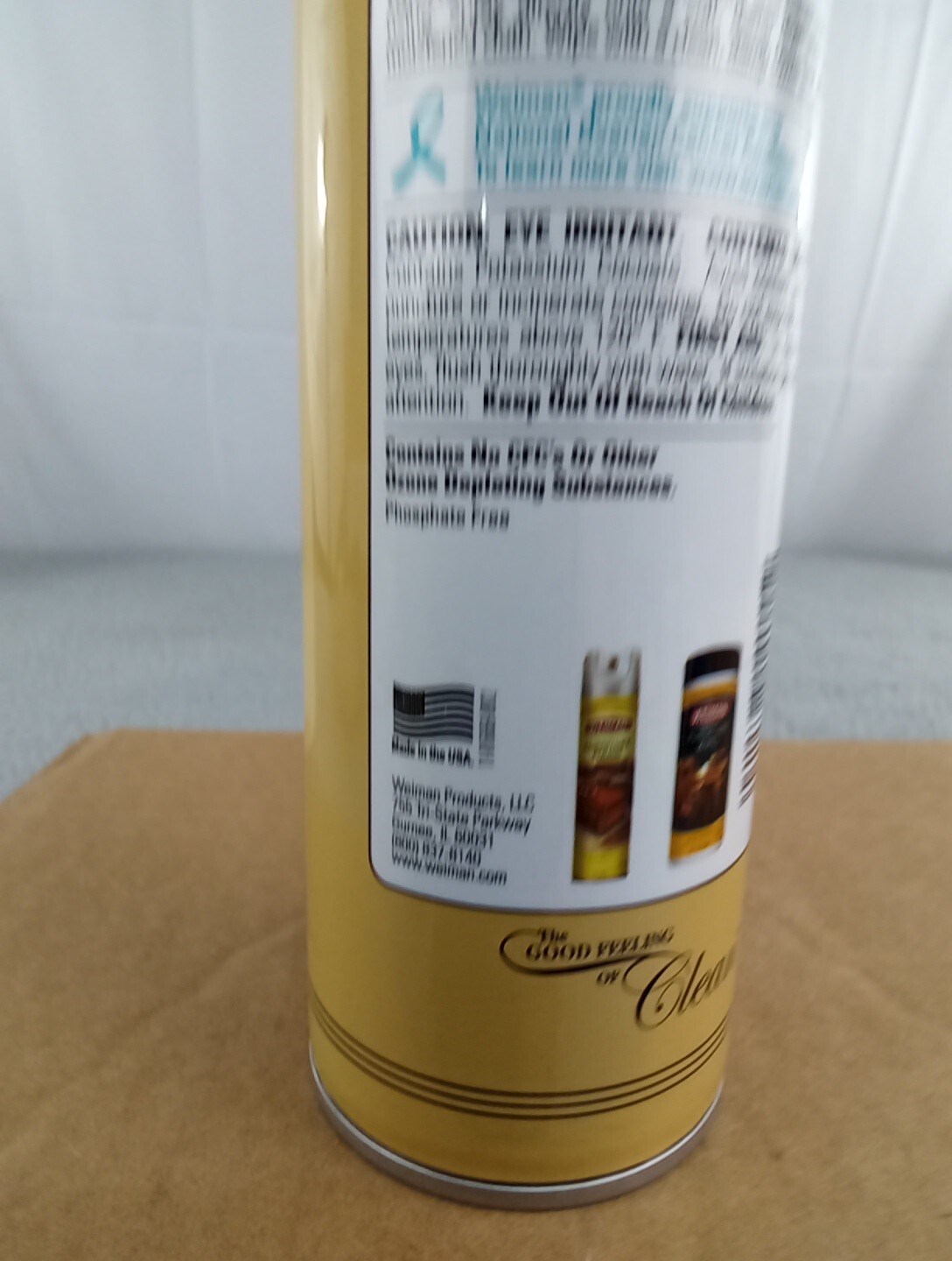 Weiman Furniture Cleaner Spray 12oz Size Brand New DISCONTINUED Product