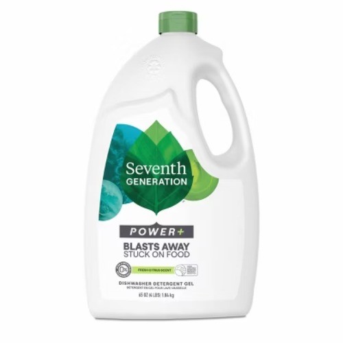 Seventh Generation Ultra Power Dish Detergent Gel 64oz Dye Phos-Free Citrus