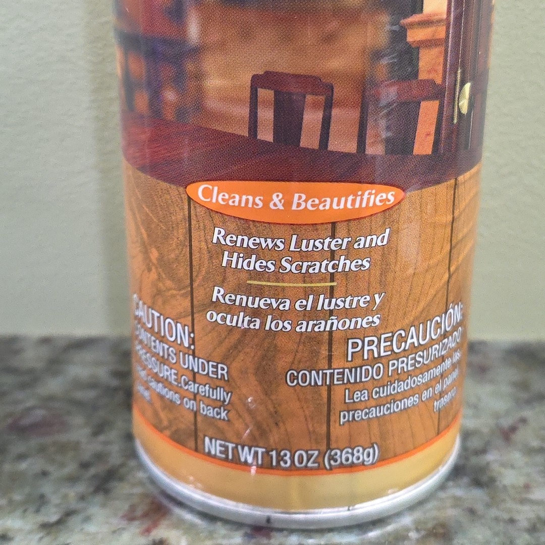 Vtg Full Wood & Panel Magic One Step 13oz Aerosol Cleaner Spray Renew Luster NOS
