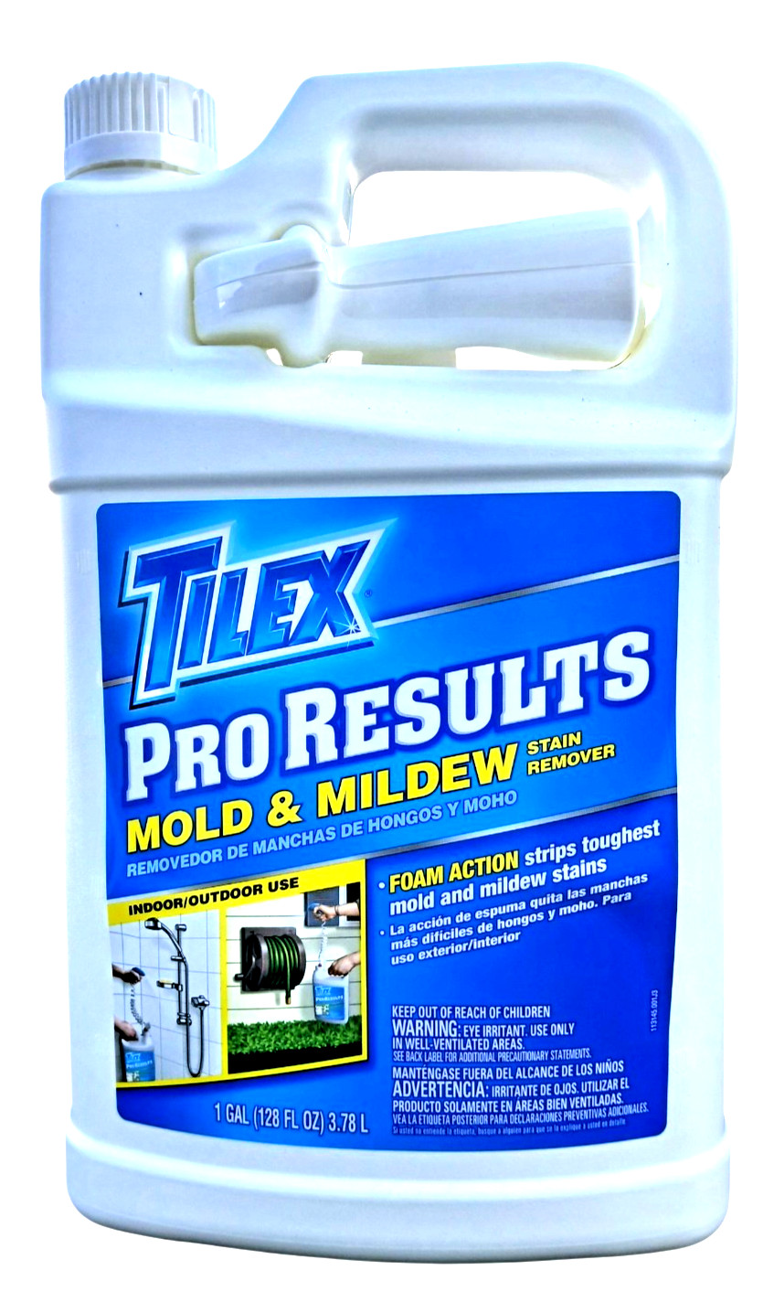 Tilex Pro Results Mold & Mildew Stain Remover Indoor Outdoor 1 Gallon Foam Actio