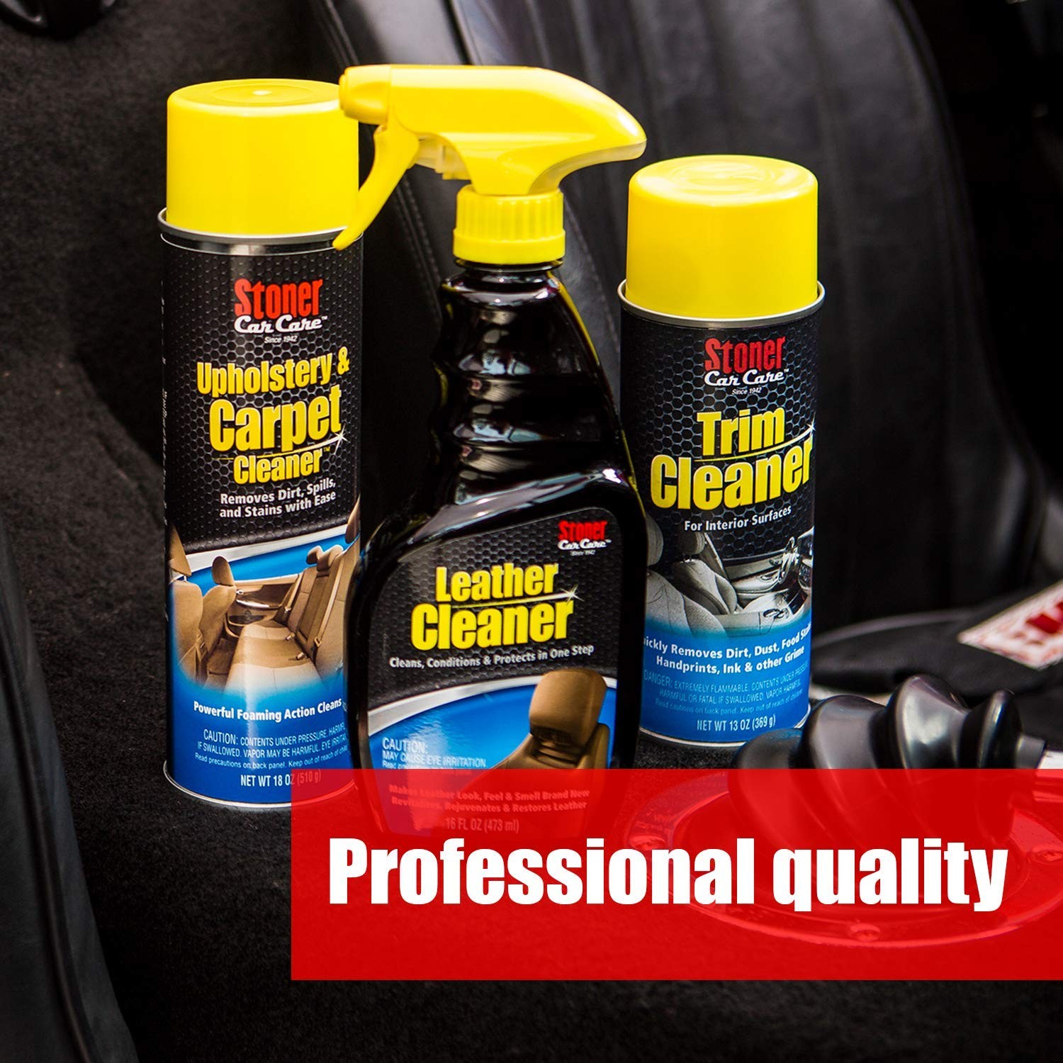 Stoner Car Care 91144 Upholstery and Carpet Cleaner Lifts Tough Stains with P…