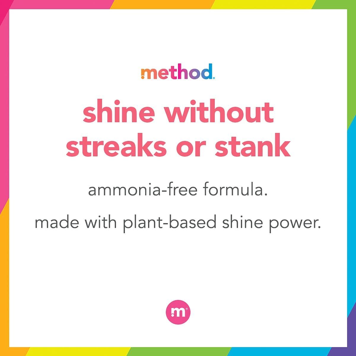 Method Glass Cleaner + Surface Cleaner, Mint, 28 Ounce, 8 Pack, Packaging May