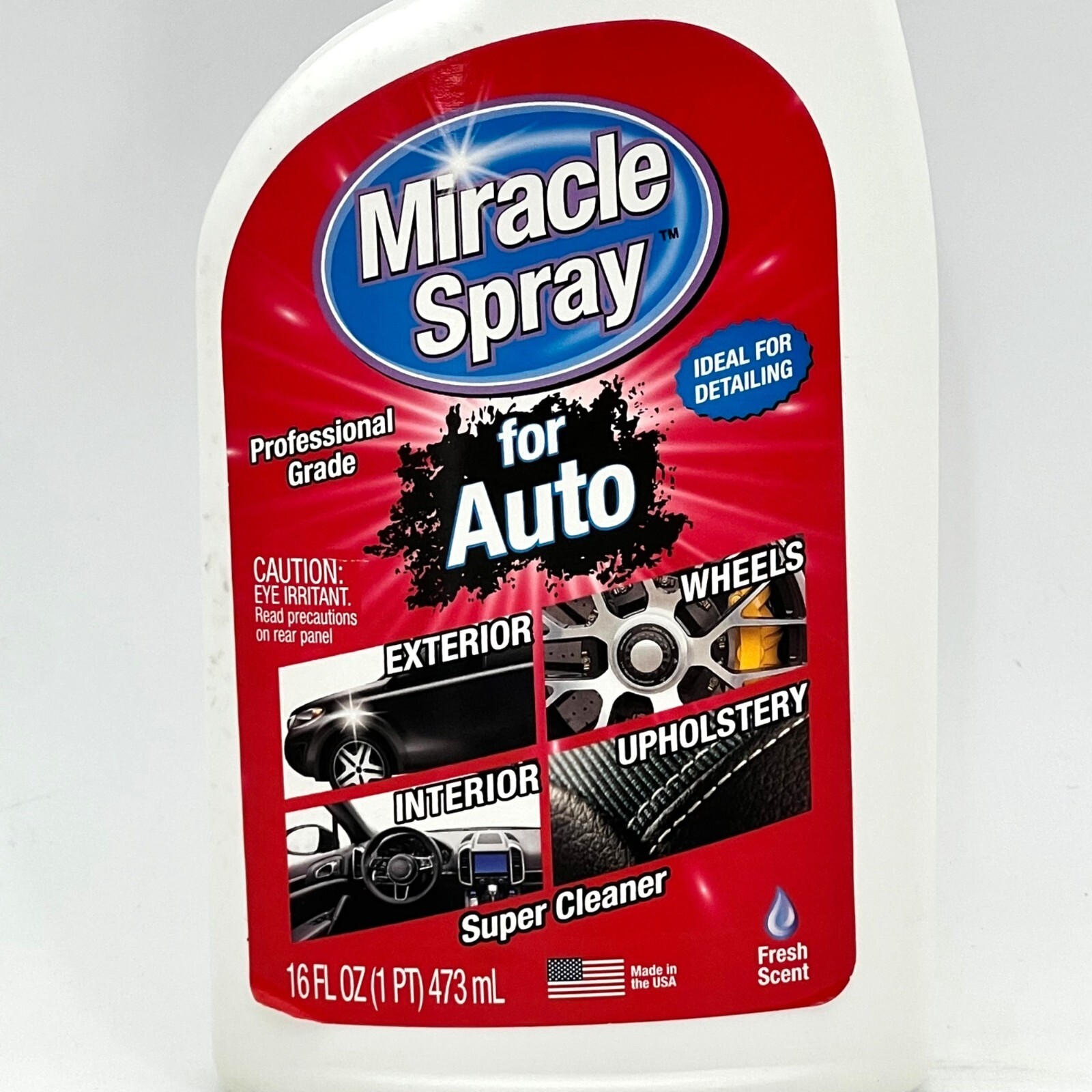 Miracle Spray For Auto 16 Fl Oz Professional Grade Detailing Super Cleaner New