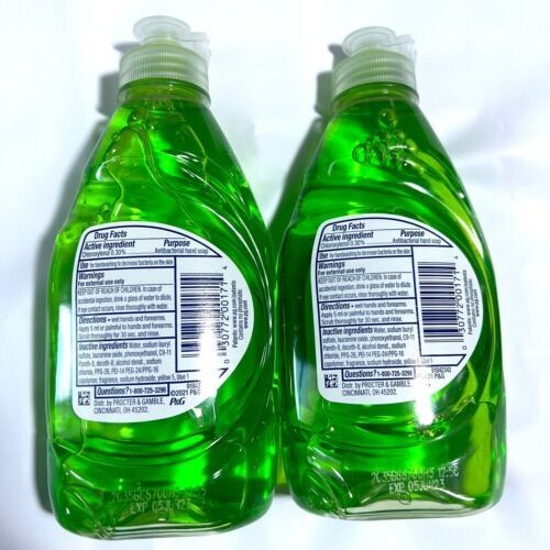 2 7 oz Dawn Liquid Antibacteria Hand Dish Soap Apple Blossom Scent FREE S&H
