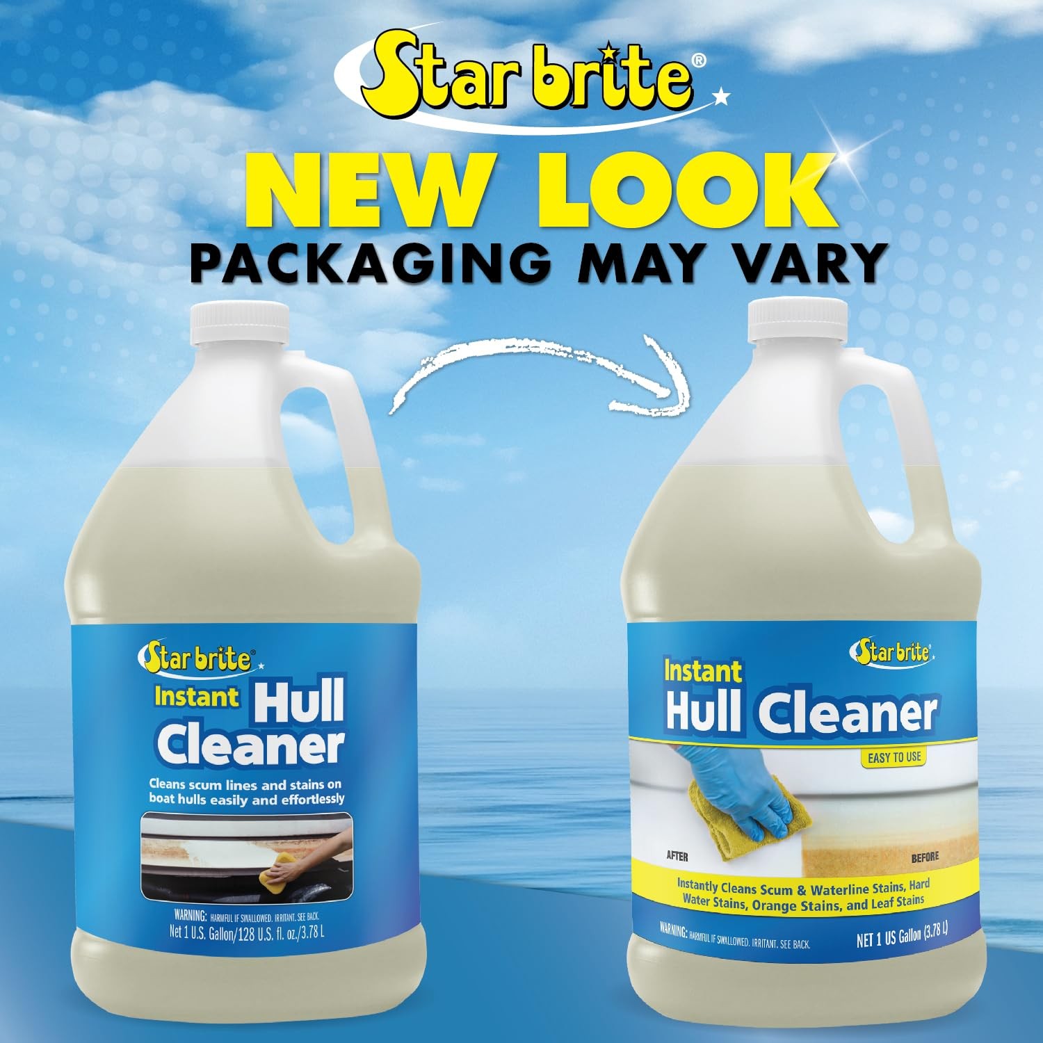 STAR BRITE Instant Hull Cleaner – Easily Remove 128 Fl Oz (Pack of 1), 0
