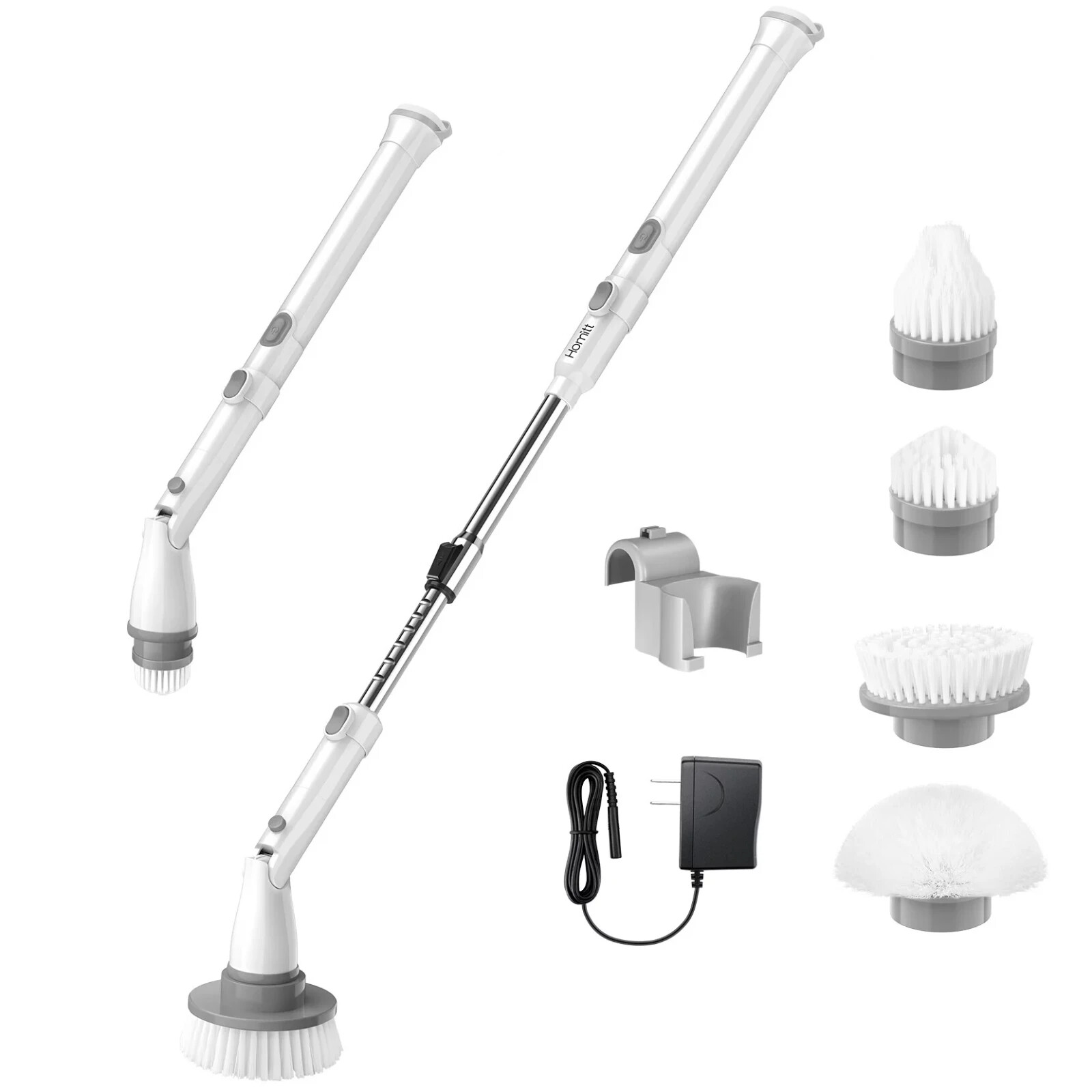 Electric Spin Scrubber Power Brush, Cordless Floor Scrubber HM115D