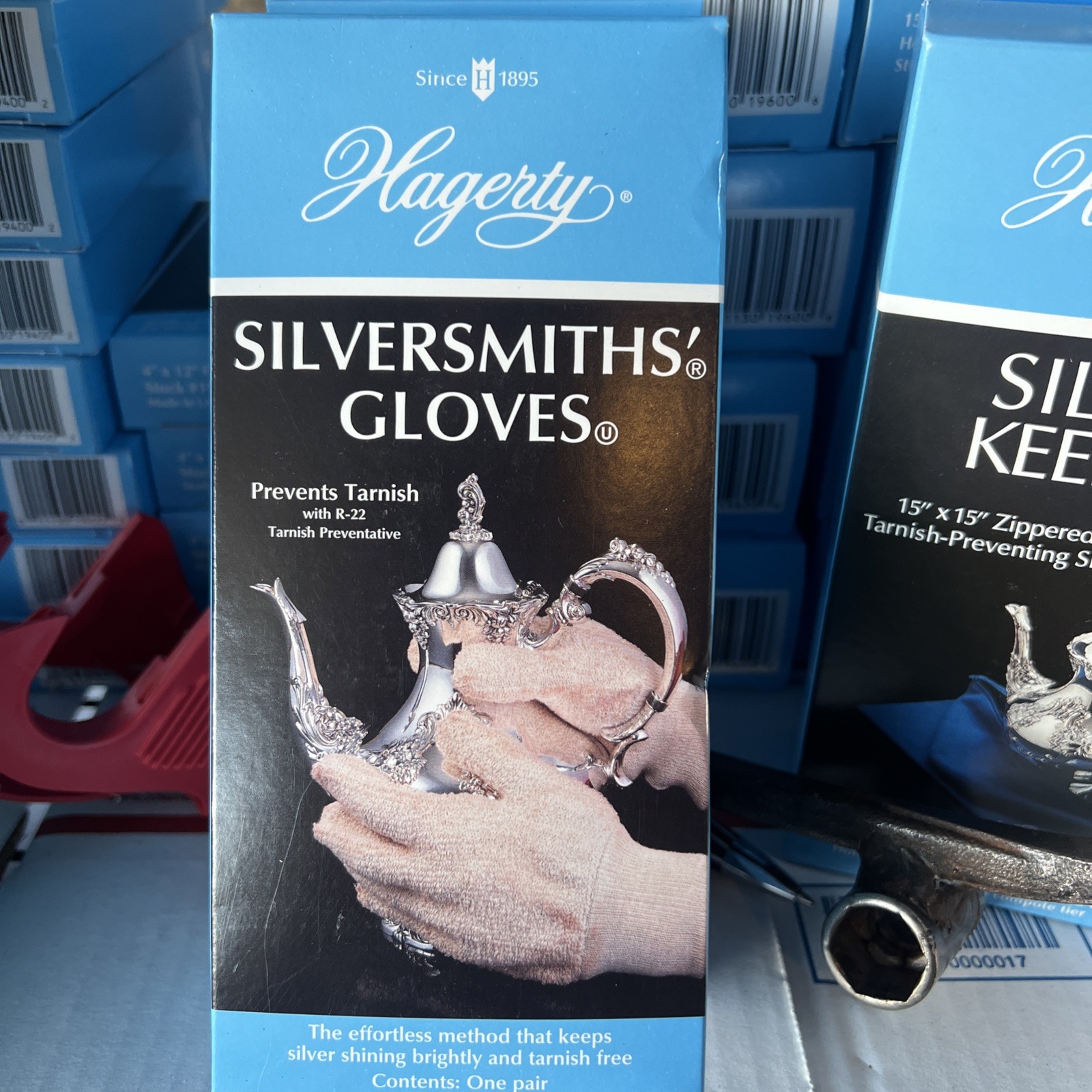 Hagerty Silversmith Gloves 15010 Terry Cloth White Gloves USA