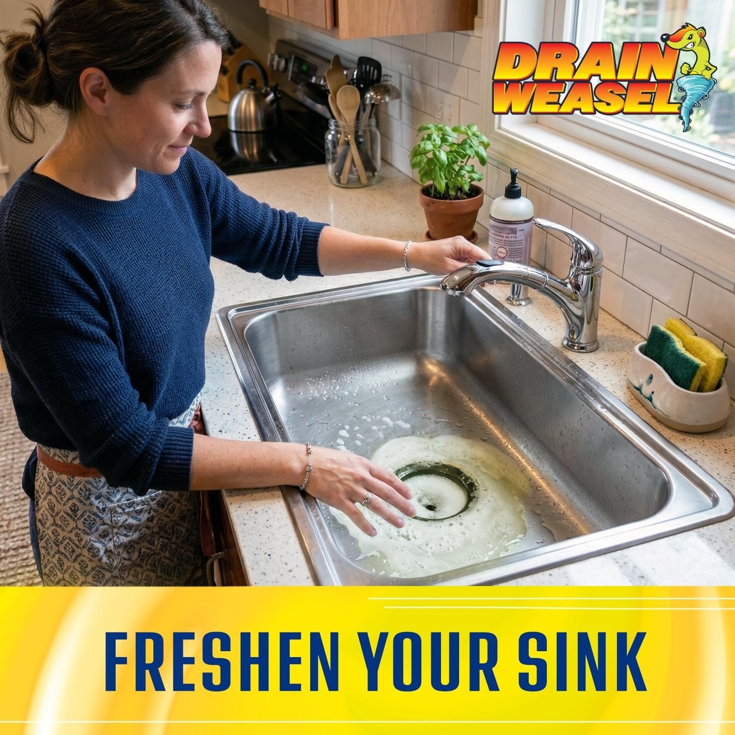 5-Piece Garbage Disposal Pods – Easy to Use Odor Control with Lemon Scent