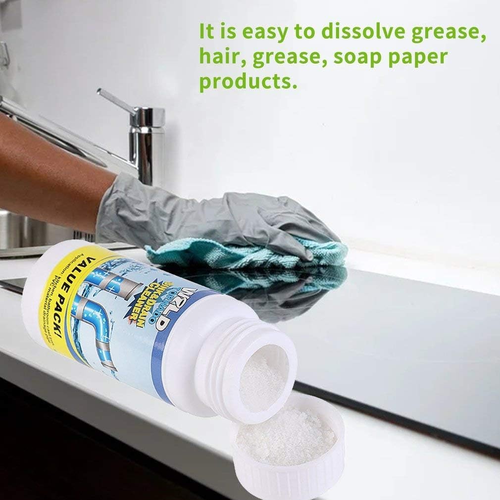 Wild Tornado Powerful Sink & Drain Cleaner High Efficiency – Clog Kitchen Sew…