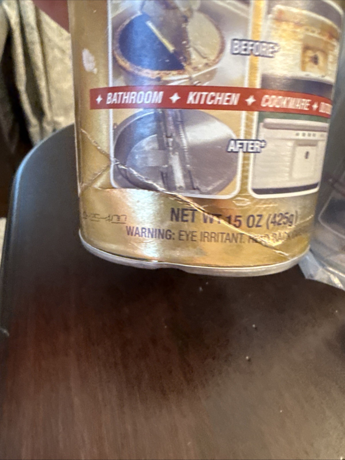 Lot of 4: Bar Keepers Friend Cleanser 15 oz / 425 g