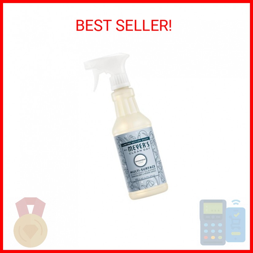 MRS. MEYER’S CLEAN DAY Multi-Surface Everyday Cleaner, Snowdrop Scent, 16 Fl Oz