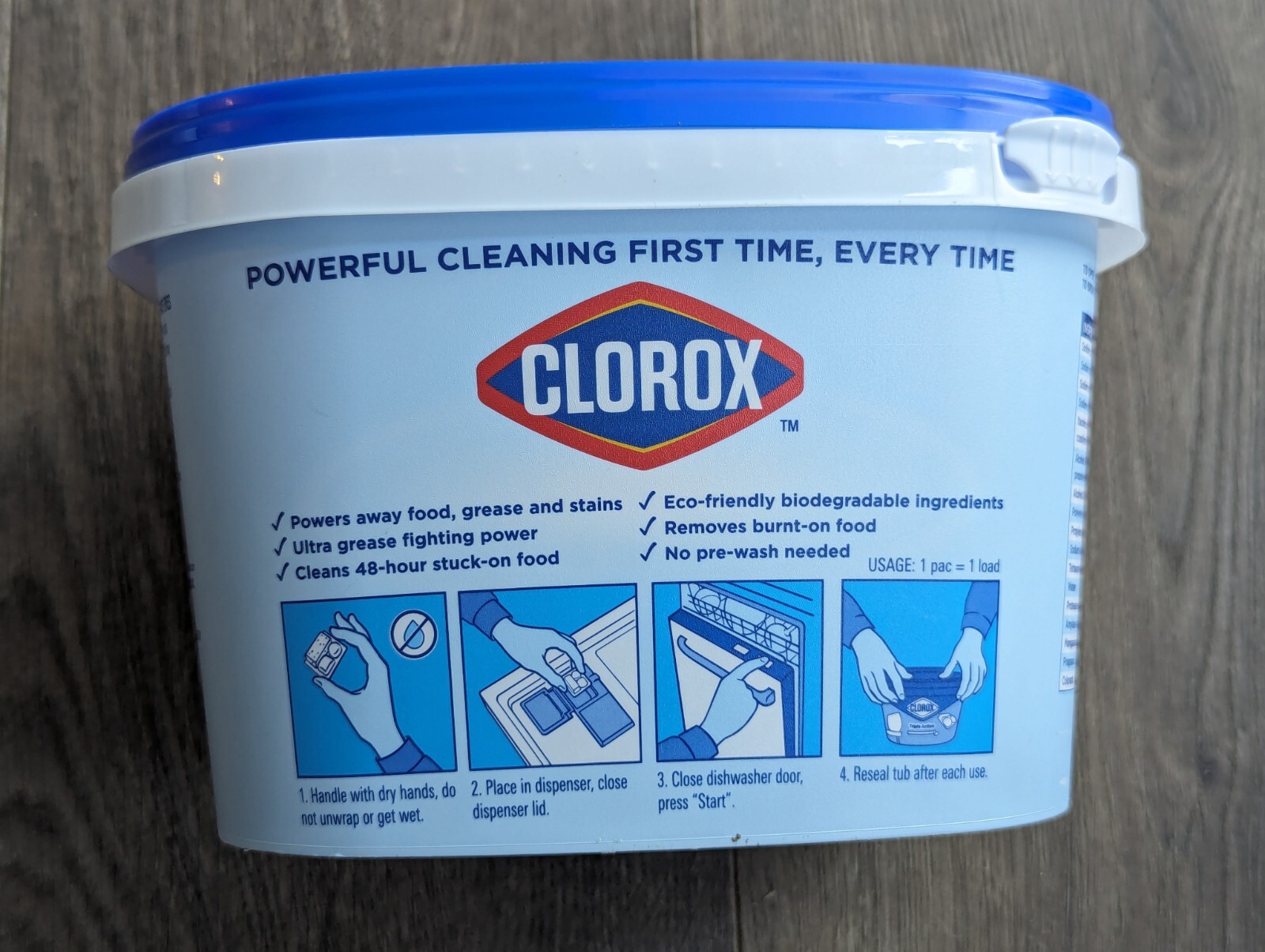 Clorox Triple Action Dishwashing Detergent Fresh Scent (43 PACS) FREE SHIPPING
