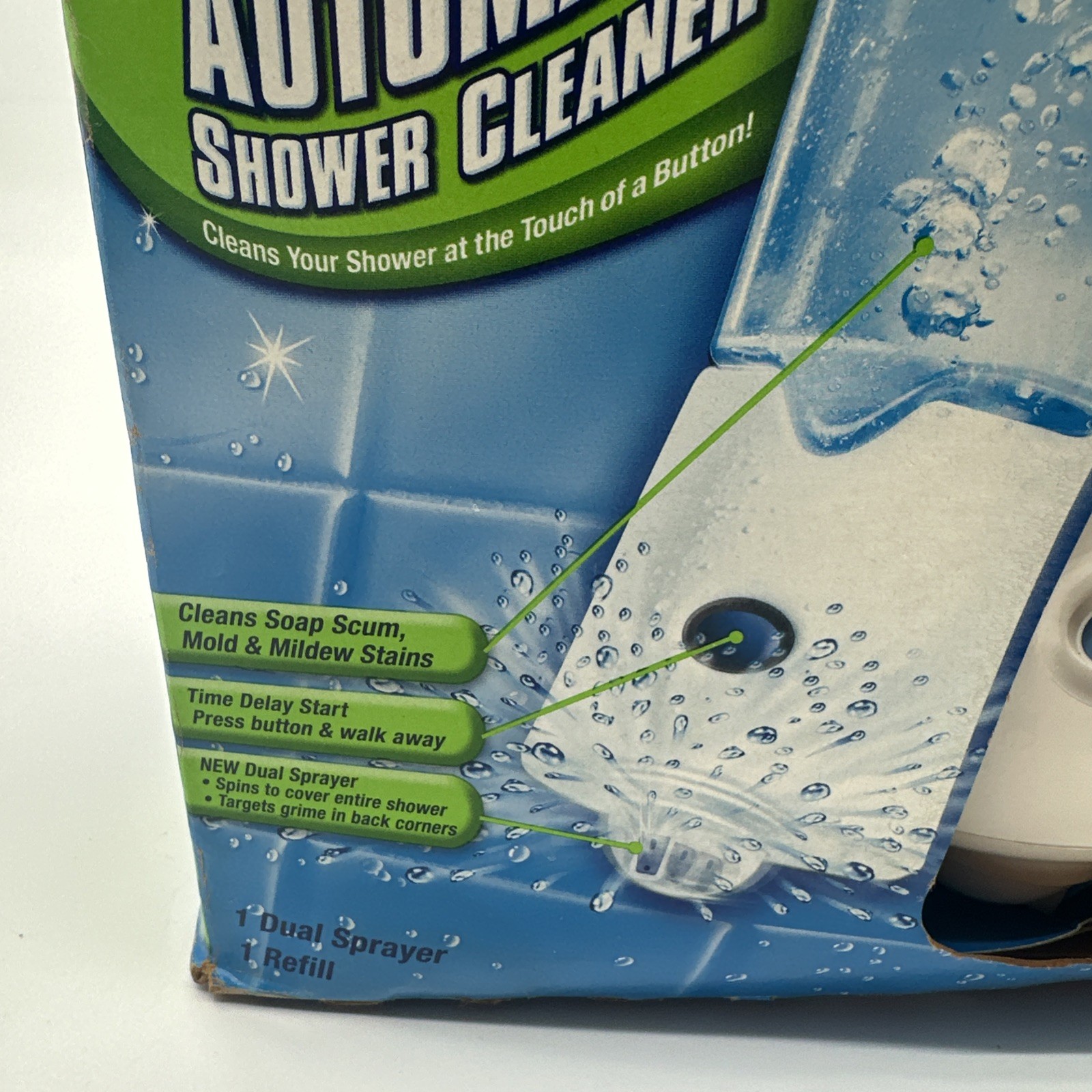 Scrubbing Bubbles Automatic Shower Cleaner Dual Sprayer Starter Kit NEW SEALED