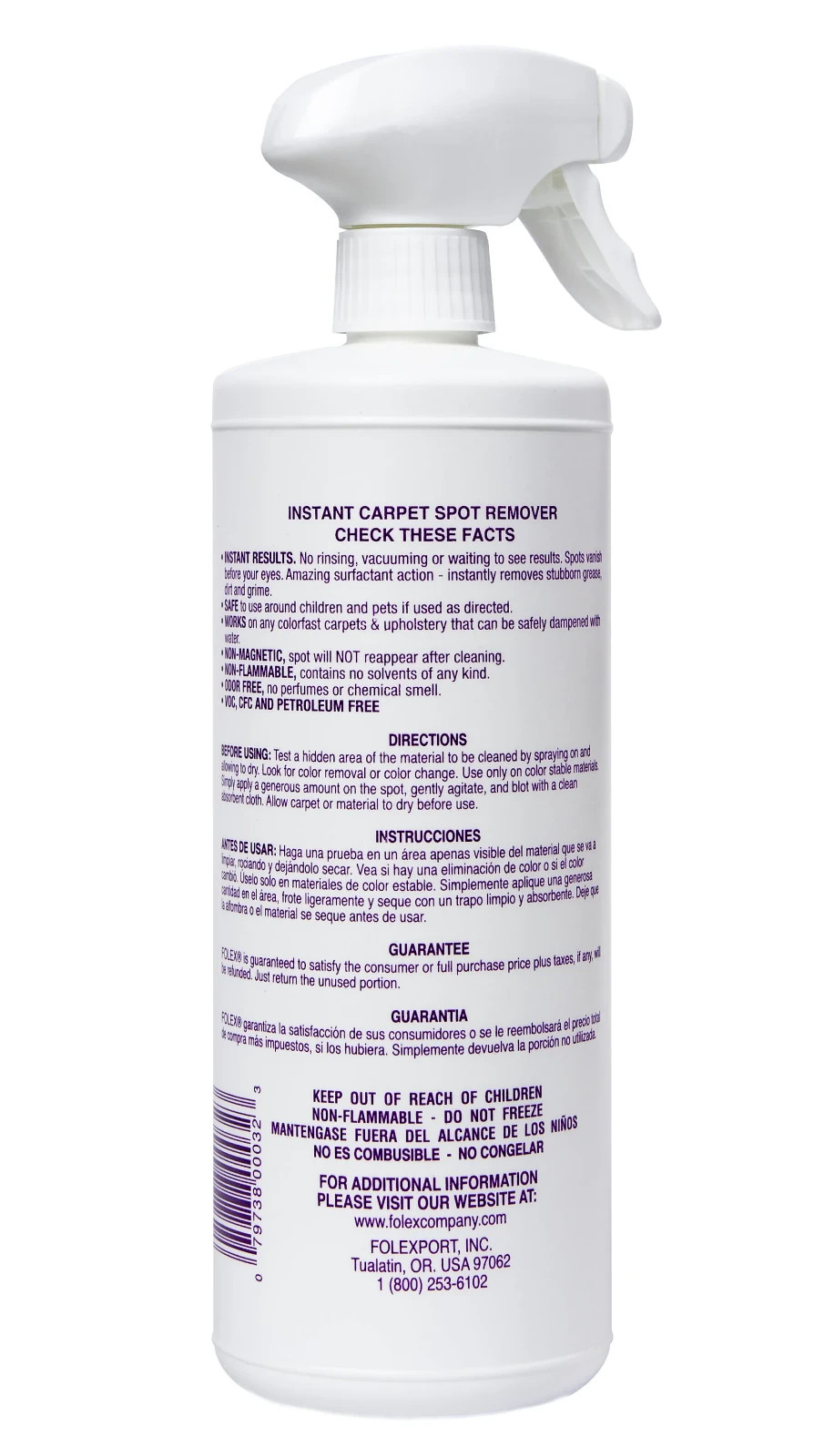 FOLEX Carpet Spot Remover – 32 oz