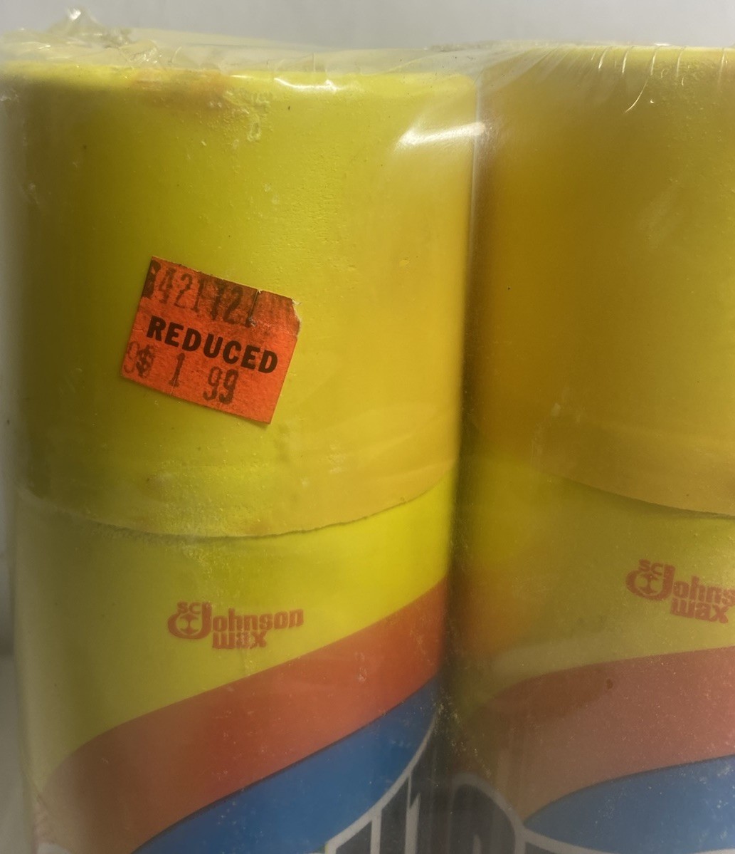 Super Rare Sealed Shout Carpet 22 OZ Cans 1995 Bottle Sealed Movie Prop Aerosol