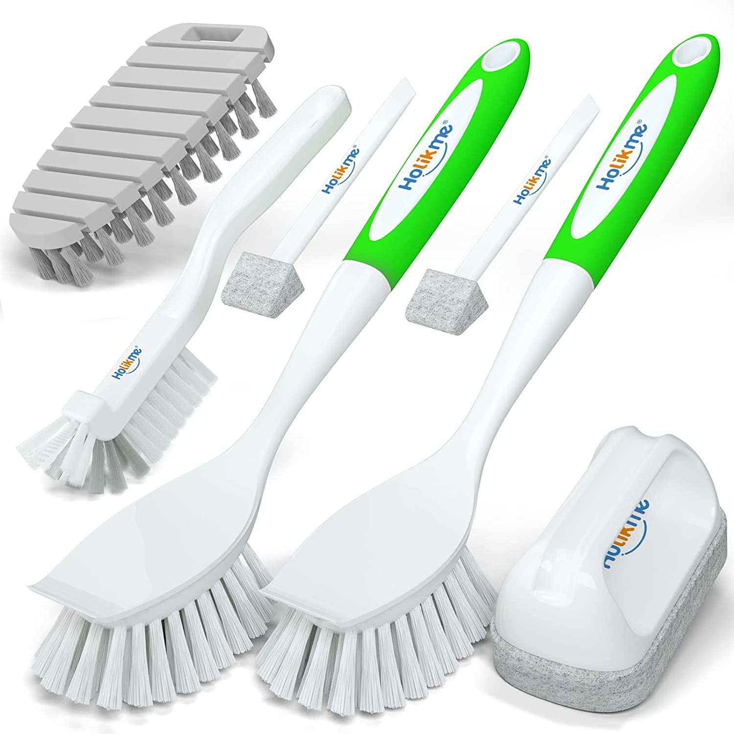 7 Pack Kitchen Cleaning Brush Set, Dish Brush for Cleaning, Kitchen Scrub Brush