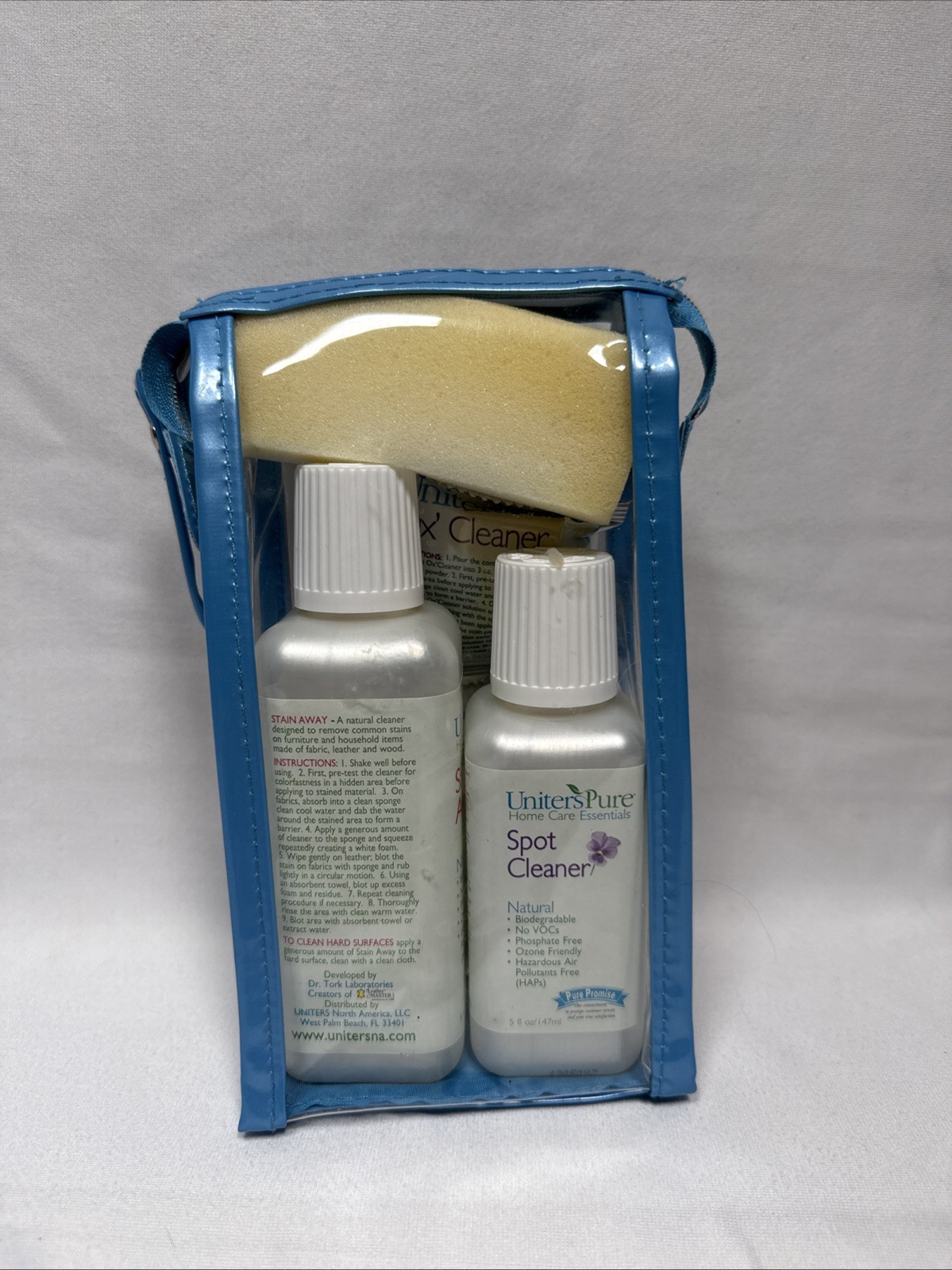 UNITERS Pure Home Care Essentials Spot Cleaner/Stain Away Set Brand New!