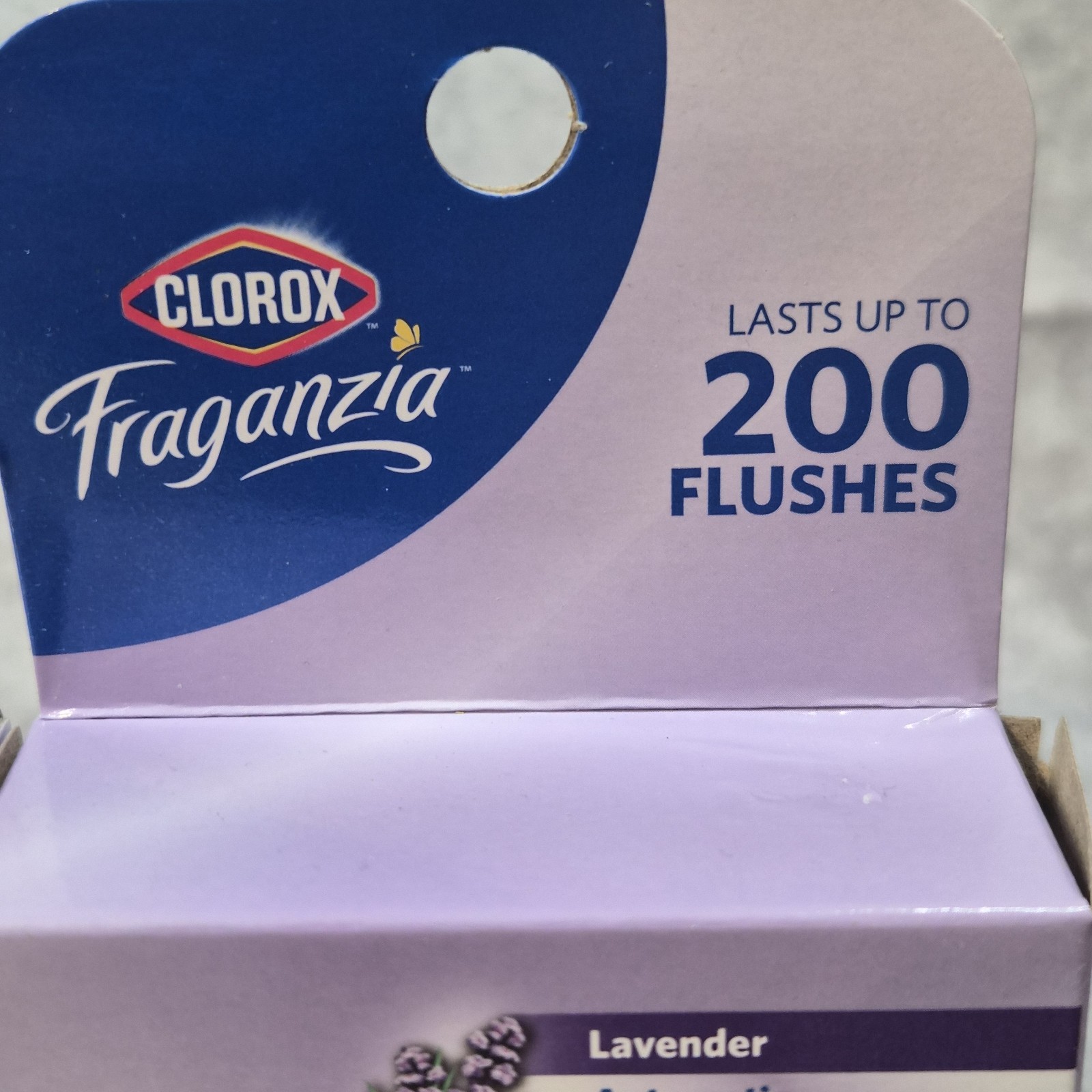 2x Clorox Fraganzia Automatic Toilet Bowl Cleaner Lavender Bleach Free Tablet