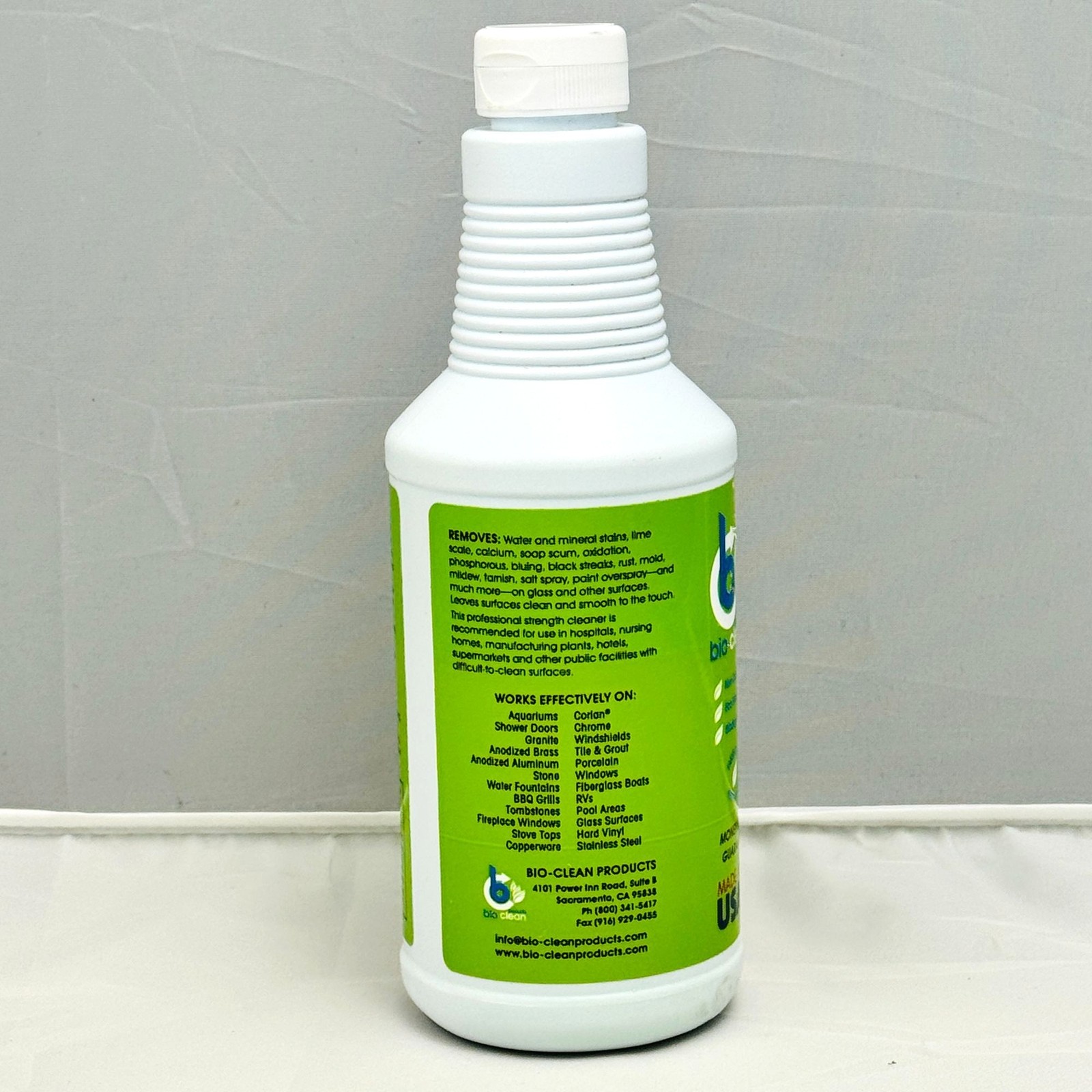 Bio-Clean Hard Water Stain Remover Eco-Friendly 20.3 oz Non-Toxic USA Made