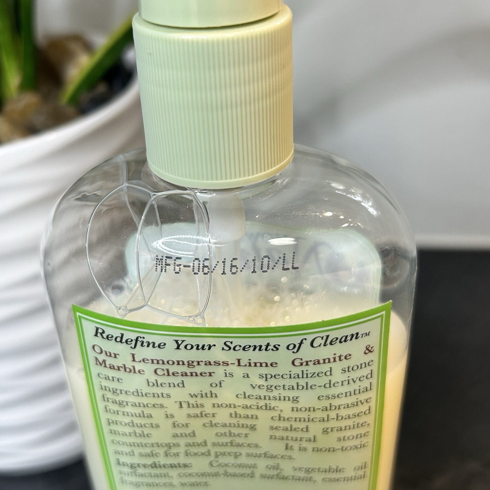 Howard Natural Granite & Marble Cleaner 12 Oz Discontinued Lemongrass Lime