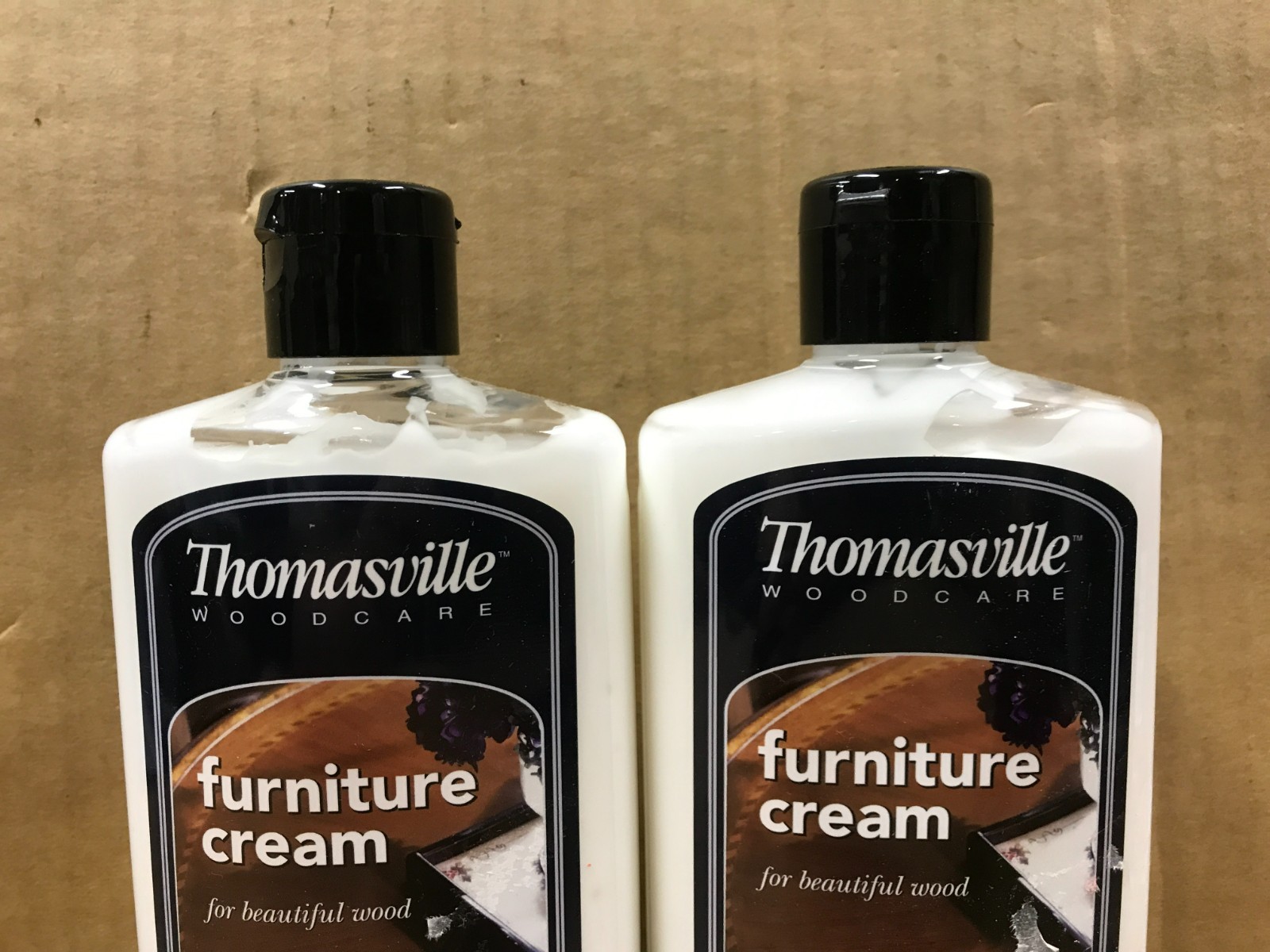 Thomasville Furniture Cream – Wood Polish, Cleaner – Lot Of 2, 16 Fl. Oz Bottles