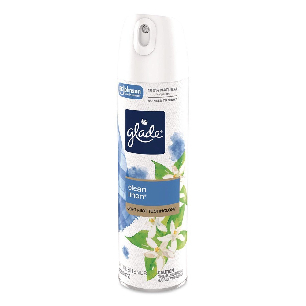 Glade 391465 7.3 oz Air Freshener – Clean Linen (6/Carton) New