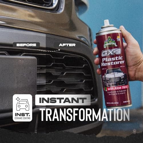 GX-3 Plastic Restorer – Black Plastic Restorer for Cars & Automotive 8oz-2PK
