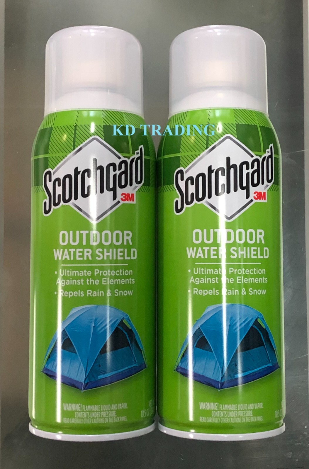 (2-Pack) 3M Scotchgard Fabric Leather Gears HEAVY DUTY OUTDOOR WATER SHIELD 10oz