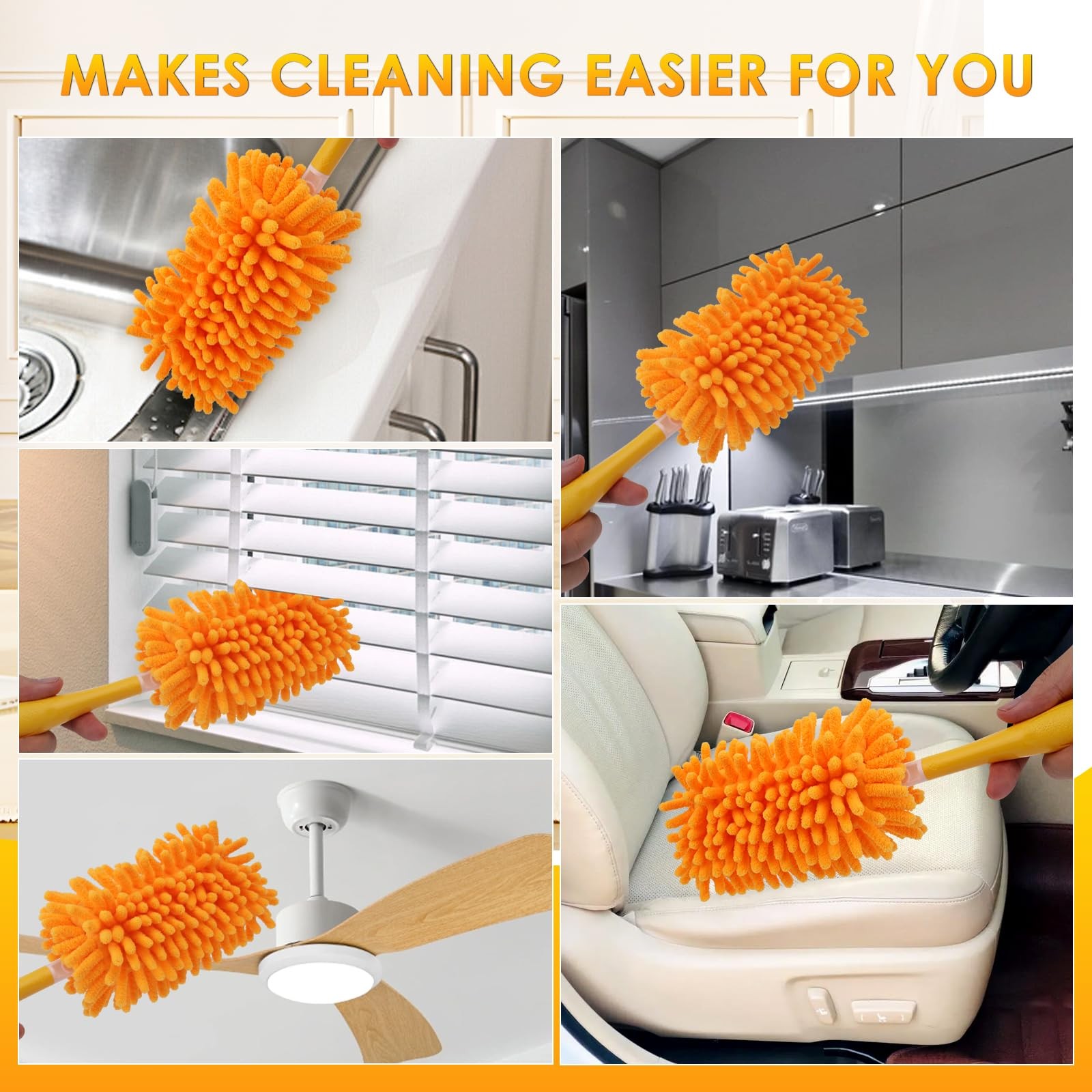 Redones Dusters for Swiffer – Reusable Duster Refill Compatible with Swiffer …