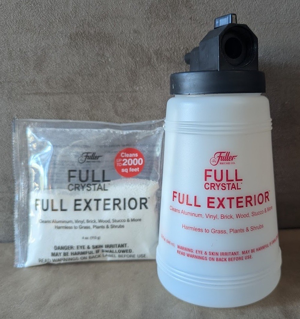 Fuller Brush Co Full Crystal Exterior Spray Bottle w/4 Oz Full Exterior Package