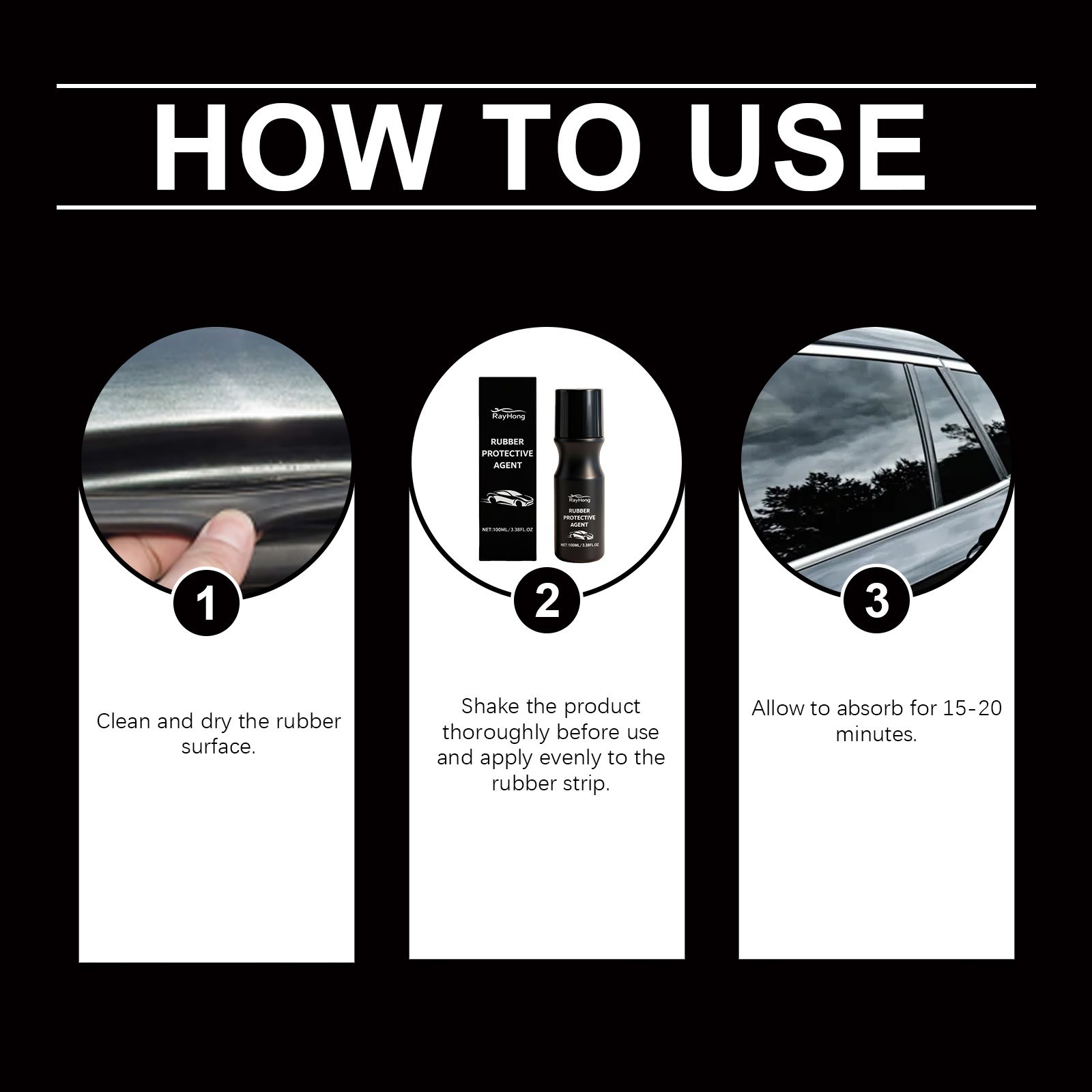 Rubber Care, Rubber Care Pen, Car Rubber Seal Protectant, Car Rubber Protectant
