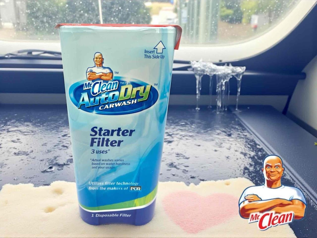 Mr Clean AutoDry Carwash System Starter Filter 3 Uses Refill Disposable (1)