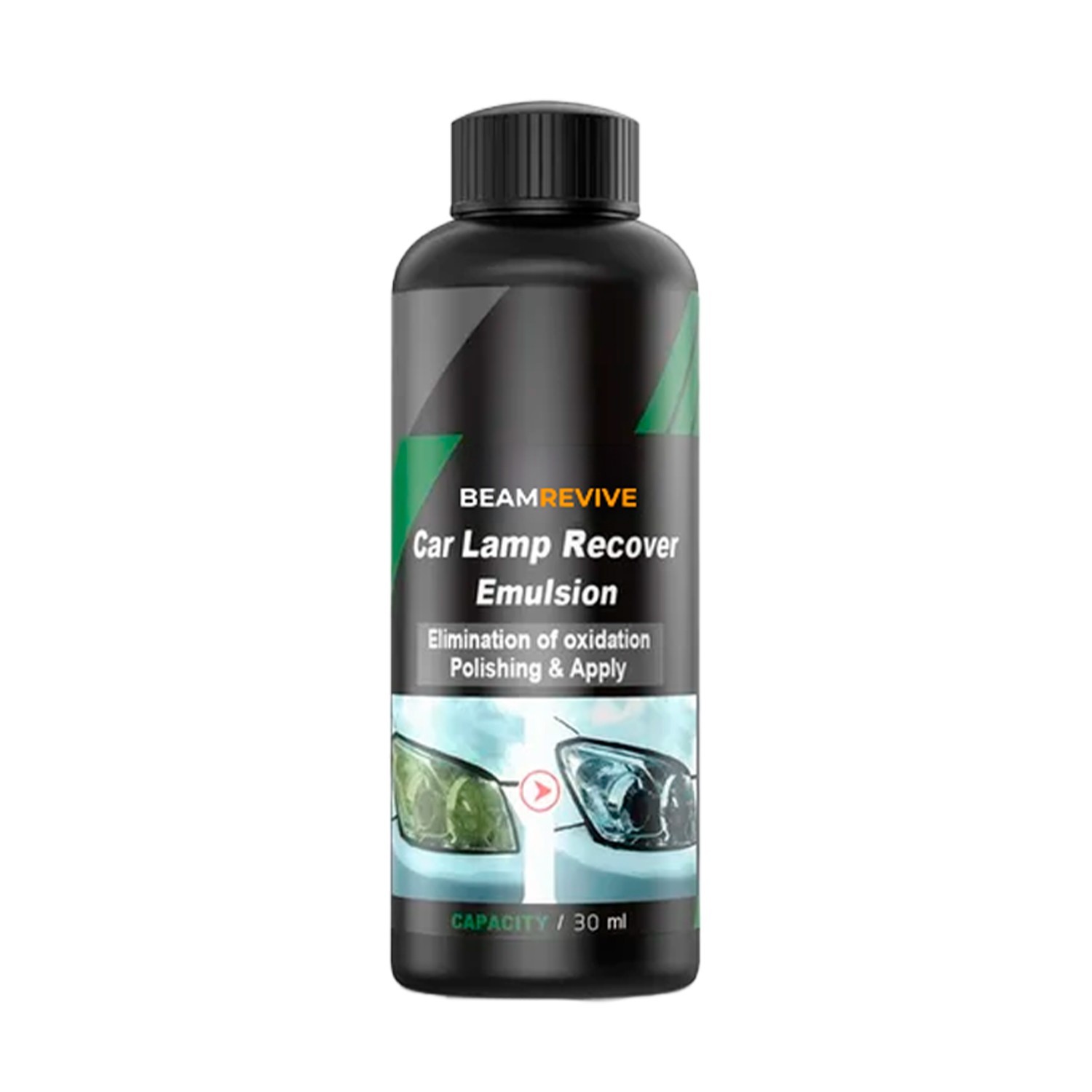 BeamRevive Car Lamp Cleaning & Polishing Solution – No-Sand Lens Care for Foggy