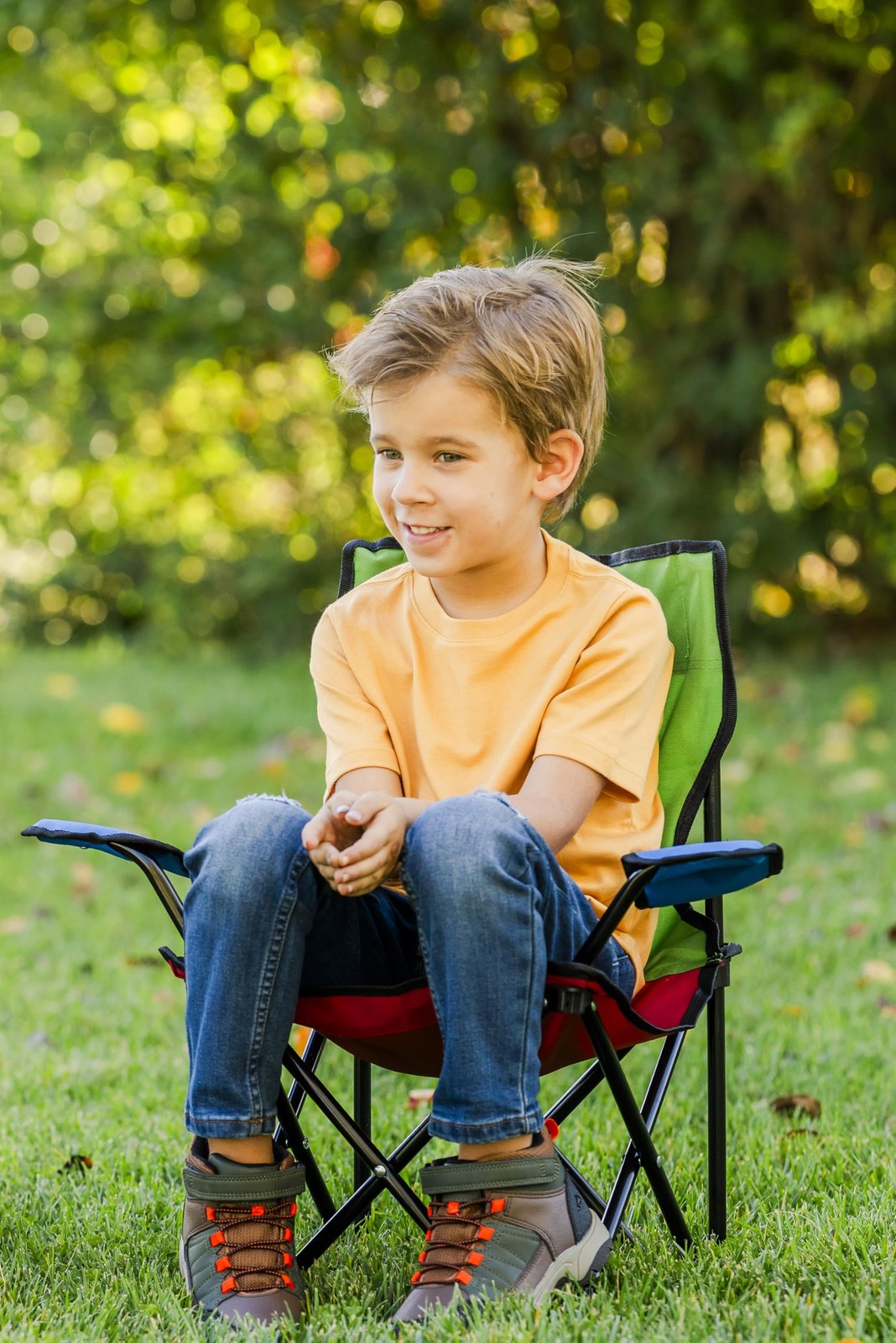 Pacific Play Tents – Kids Folding Chair, 100 lbs. Weight Capacity TriColor