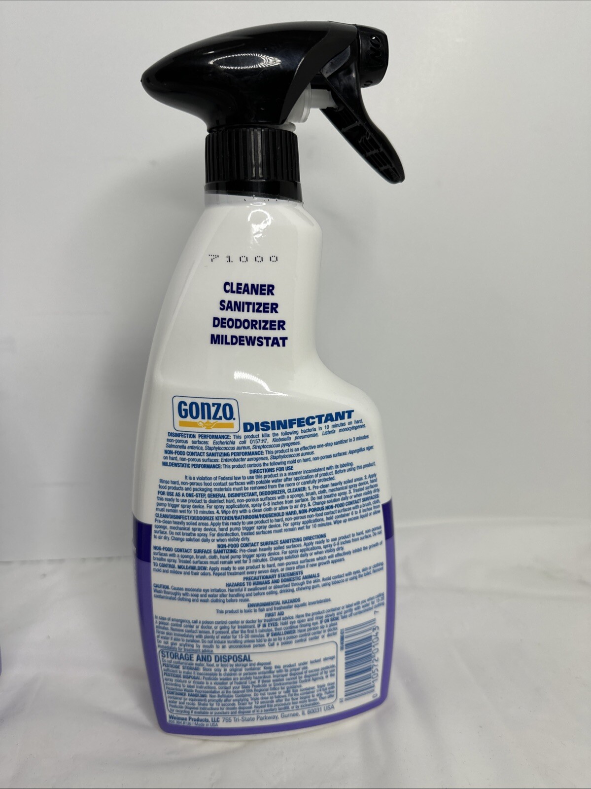 Gonzo All Purpose Cleaner 24 fl oz Lavender scent Spray Bottle New
