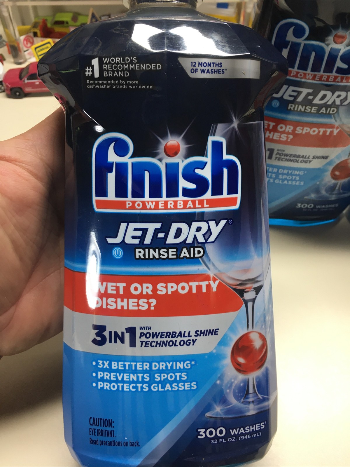 Finish Jet-Dry Ultra Rinse Aid 96 fl oz Dishwasher Detergent FAST SHIPPING NEW