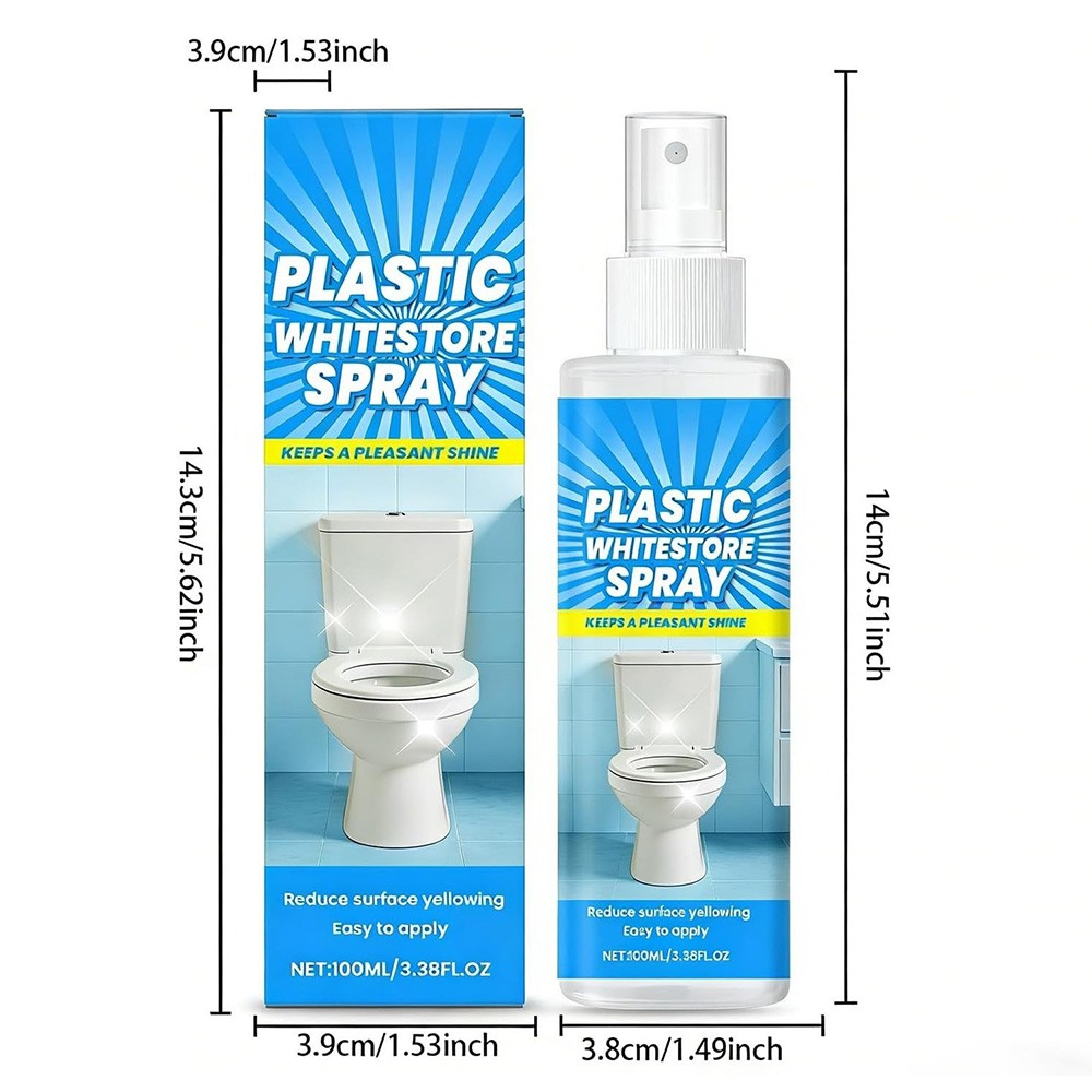 1-3pcs Heavy Duty Plastic Yellow Stain Remover Spray Multi-Purpose Cleaner
