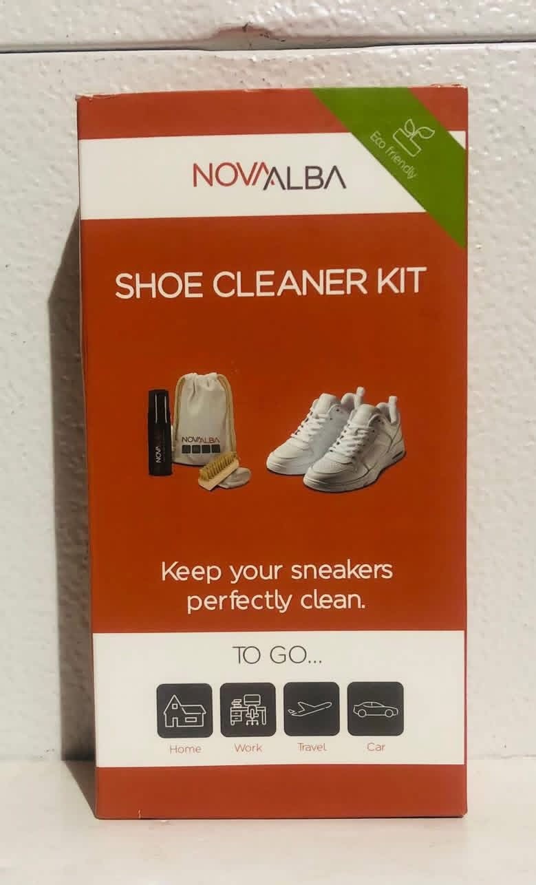 Essential Shoe Cleaner Kit (5 fl oz) Premium Foam Solution For Leather Suede New