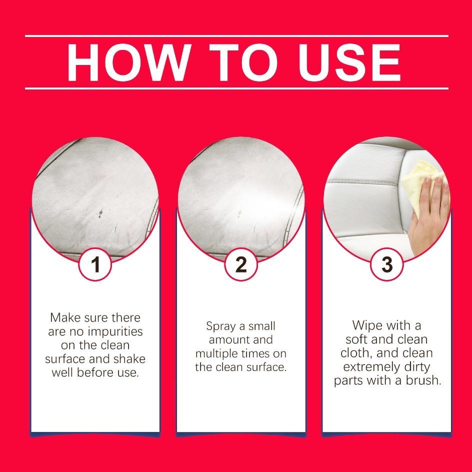 Multifunctional Foam Cleaner Car Interior Stain Removal and Cleaning Leather Sea