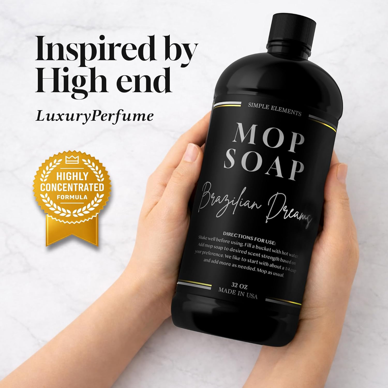 Luxury Mop Soap – Highly Scented Floor Cleaner, Concentrated Formula, No Streaks
